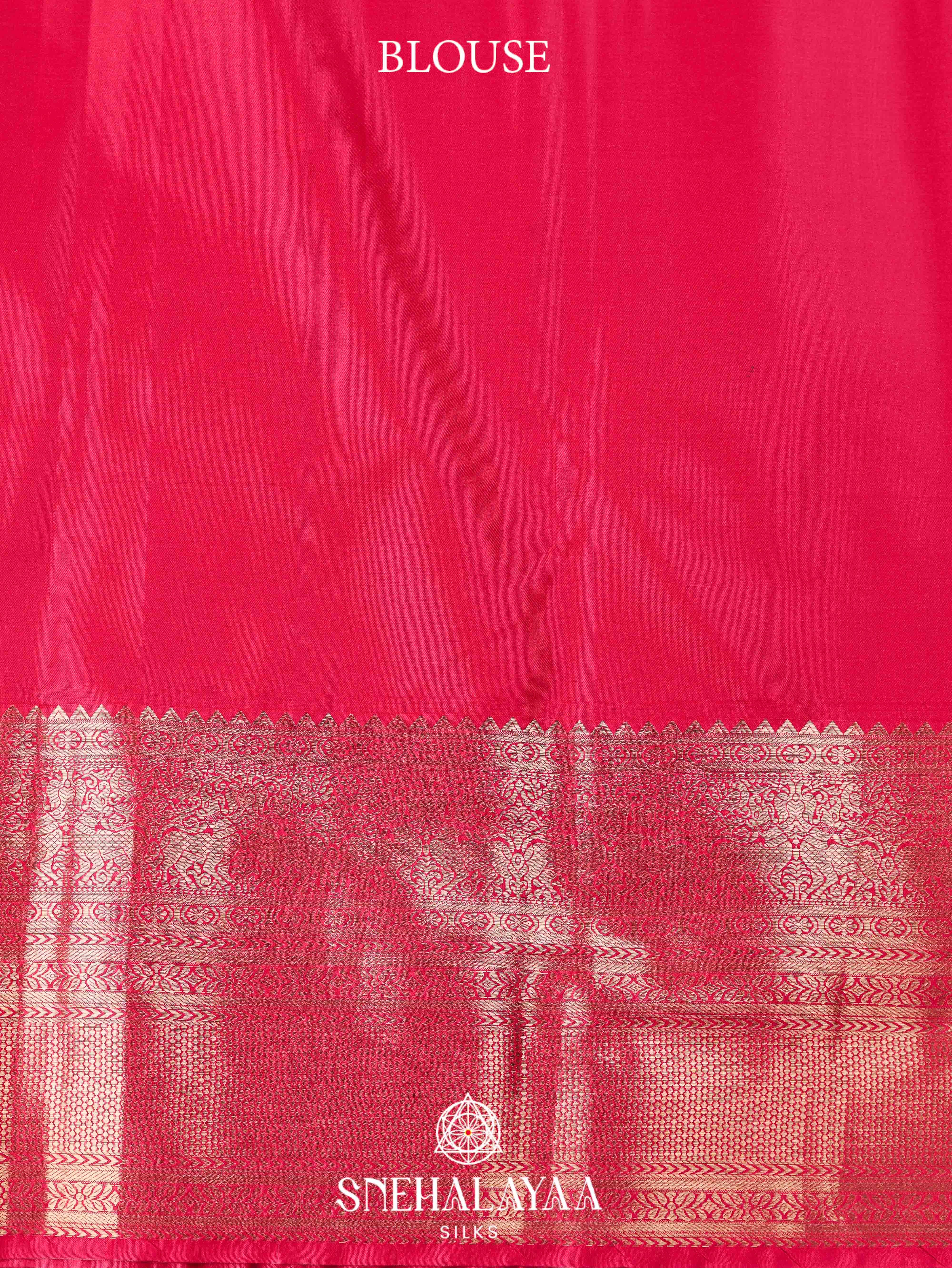 Red Art Silk Saree