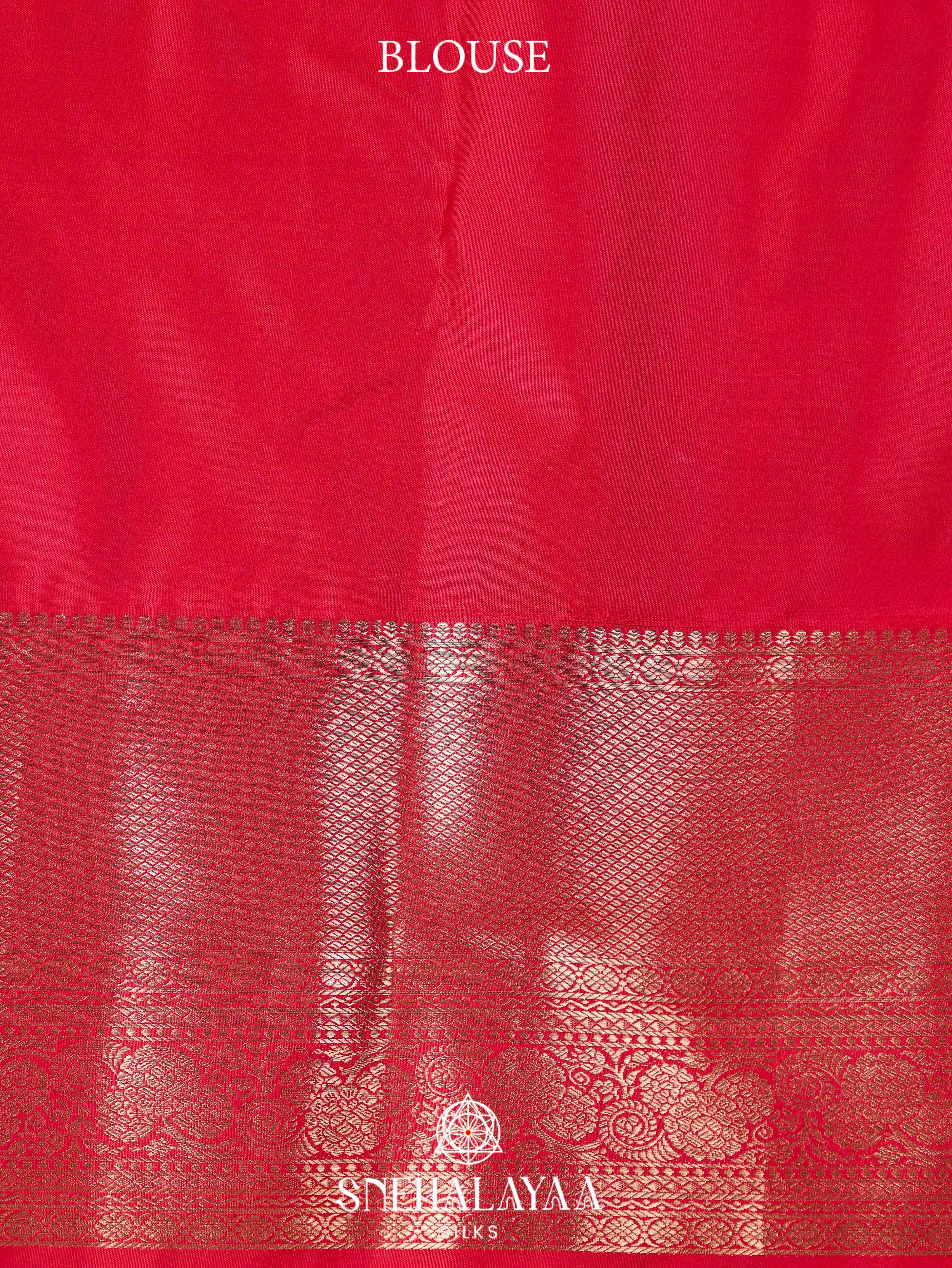 Red Art Silk Saree