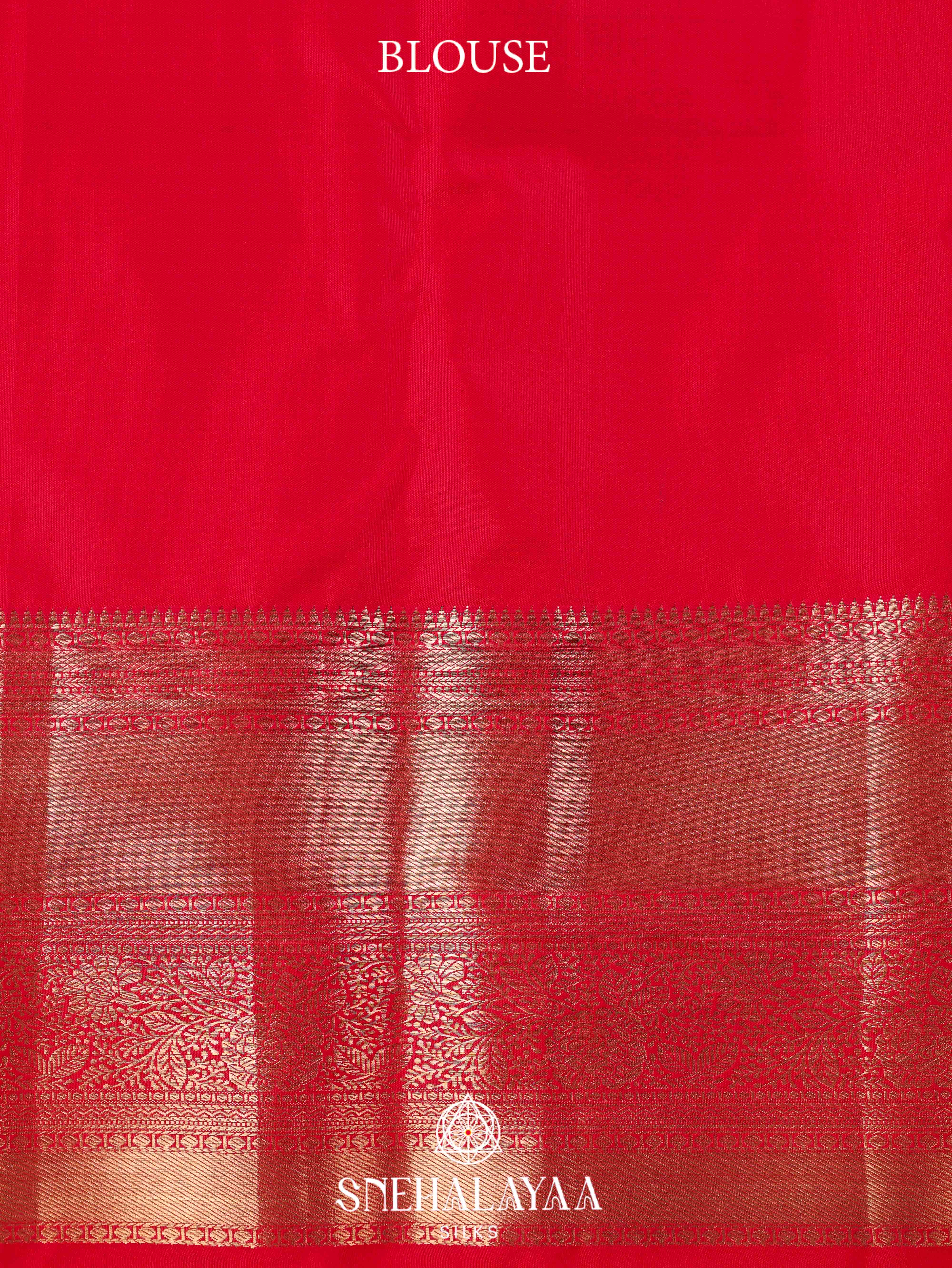 Red Art Silk Saree