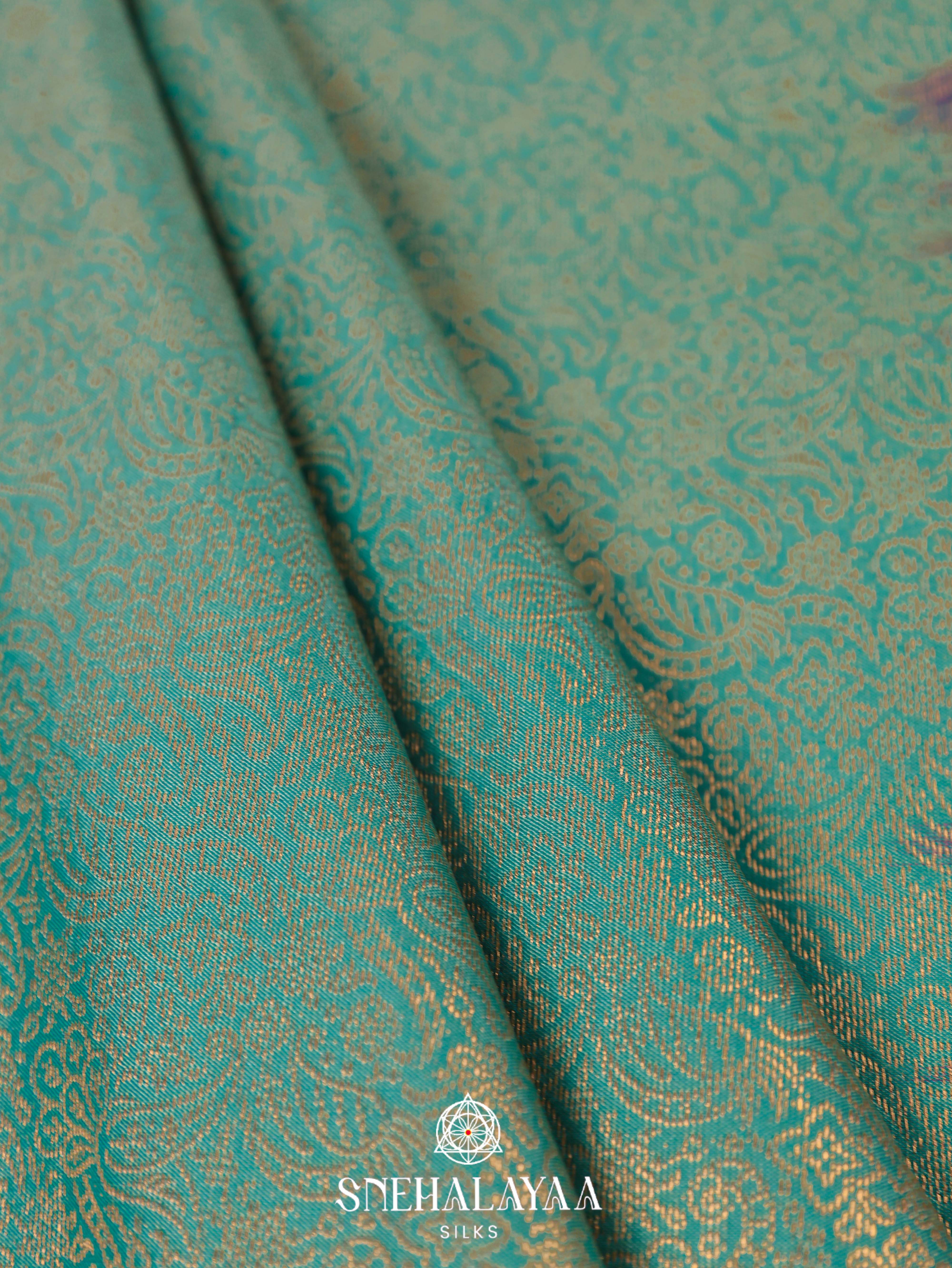 Green Art Silk Saree