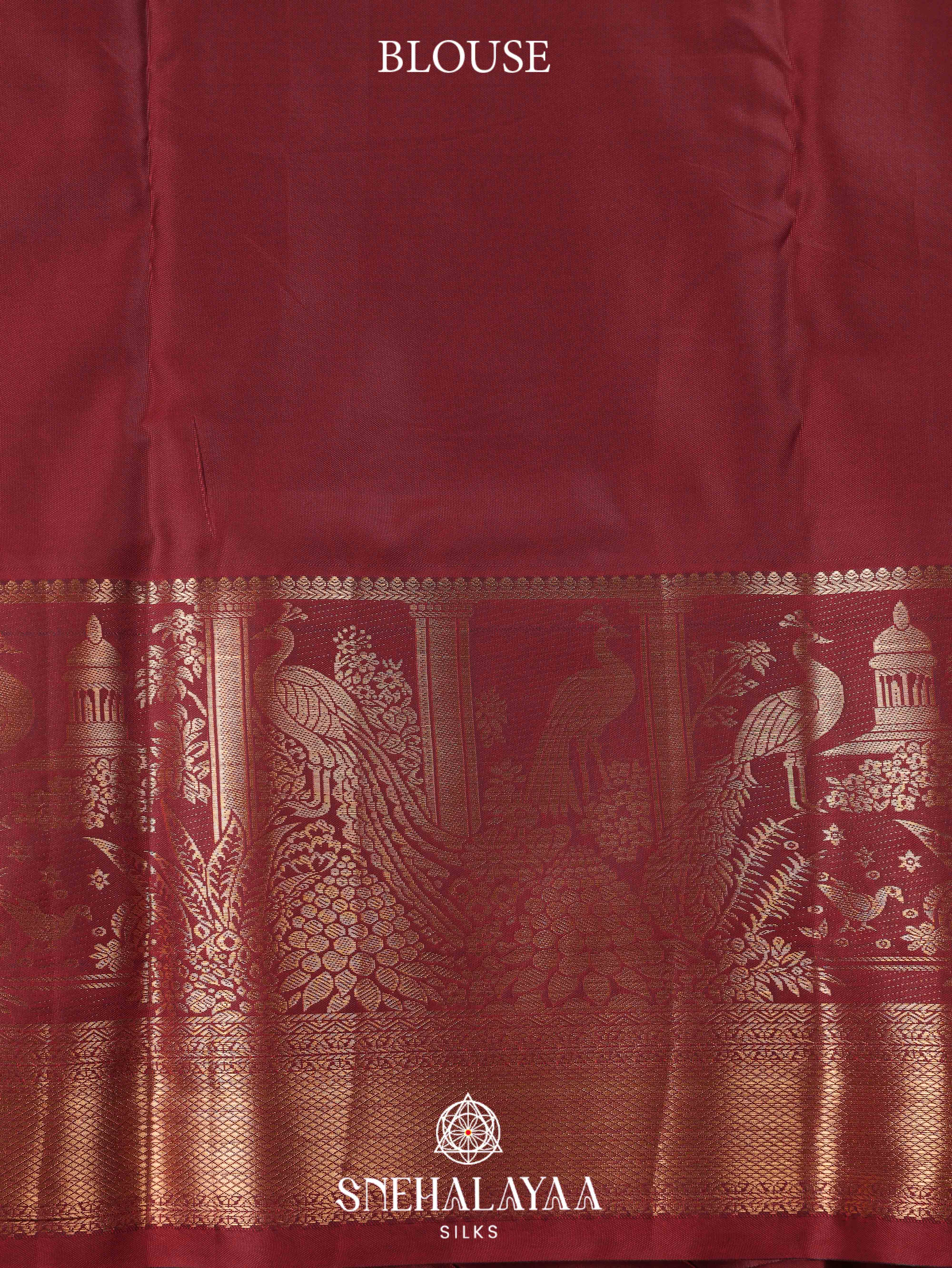 Maroon Art Silk Saree