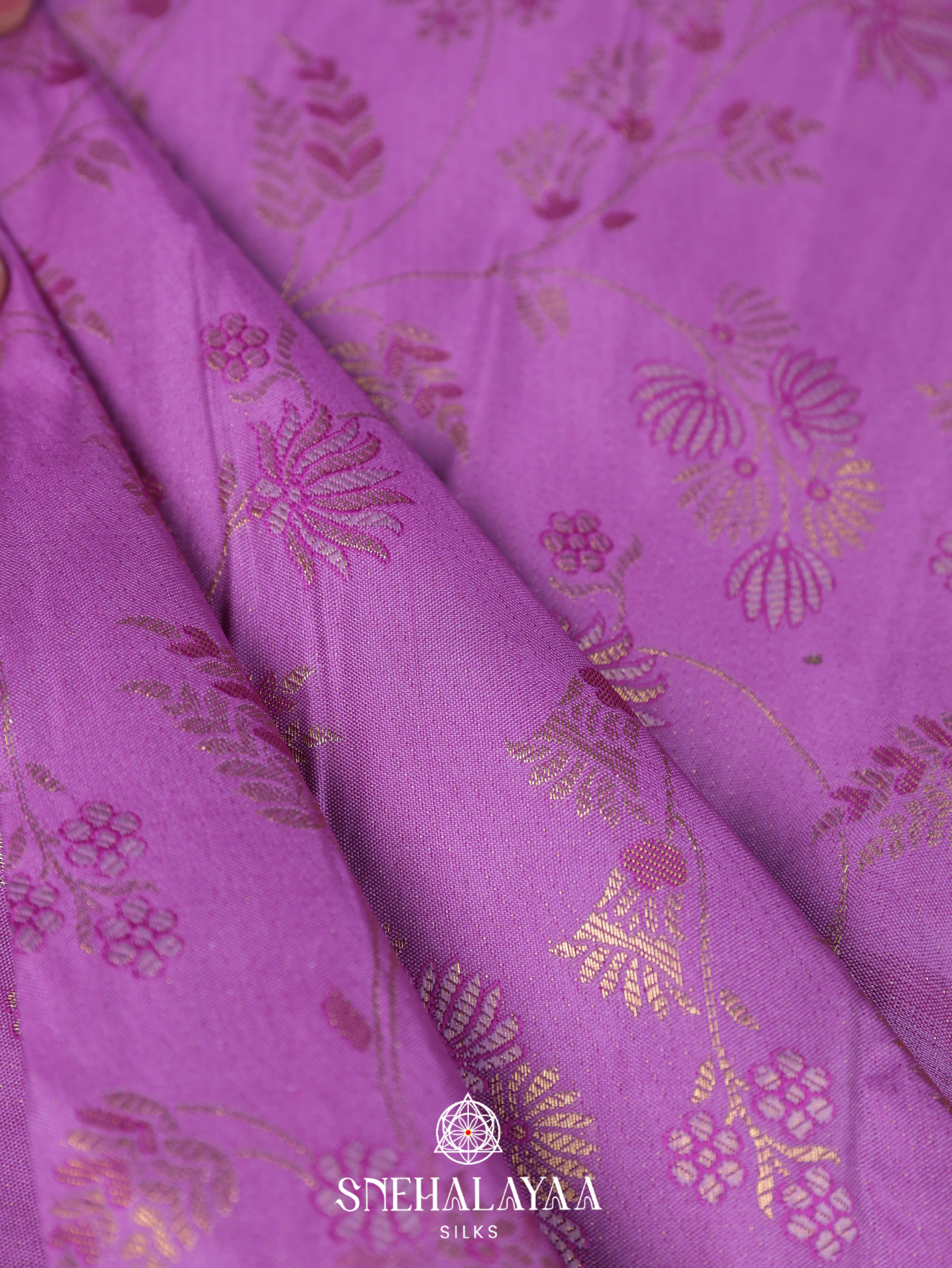 Orchid Art Silk Saree