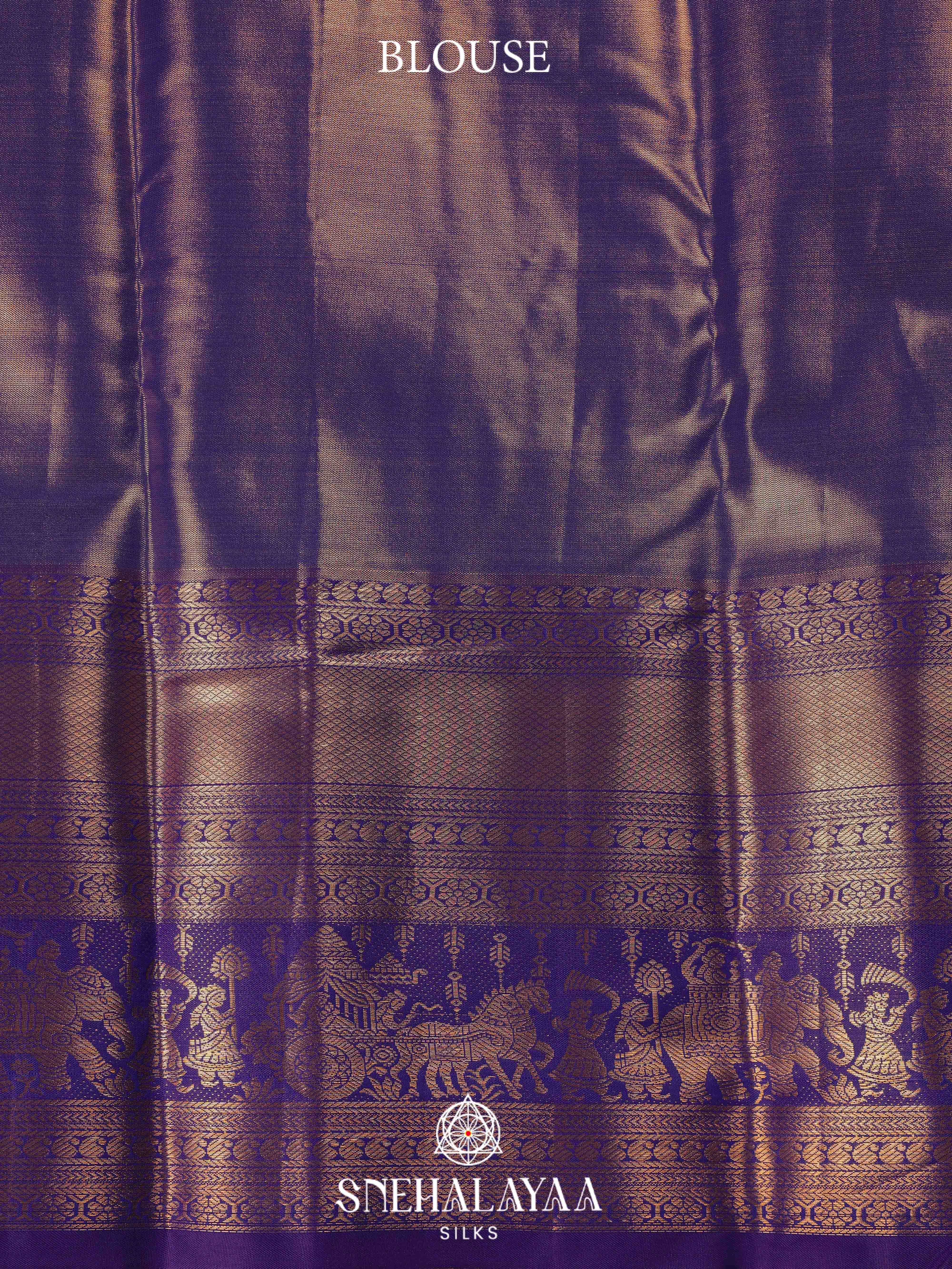 Pale Orange Art Silk Saree