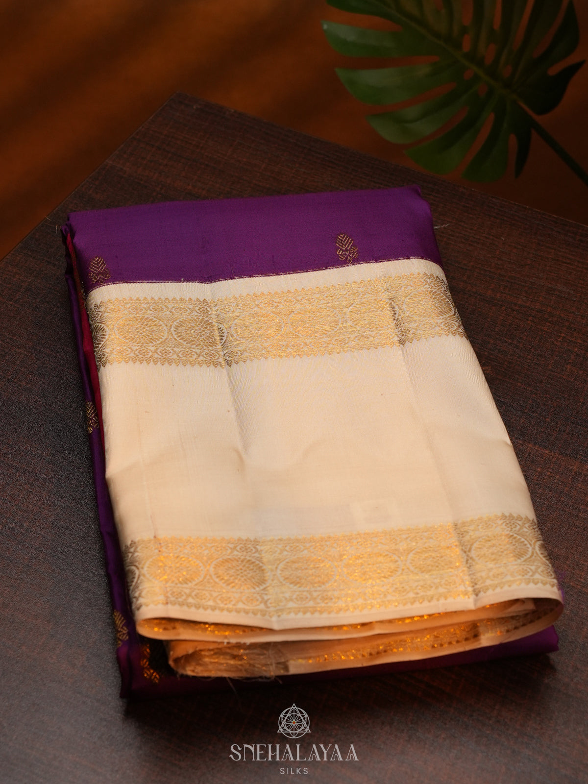 Magenta Kanjivaram Silk Saree