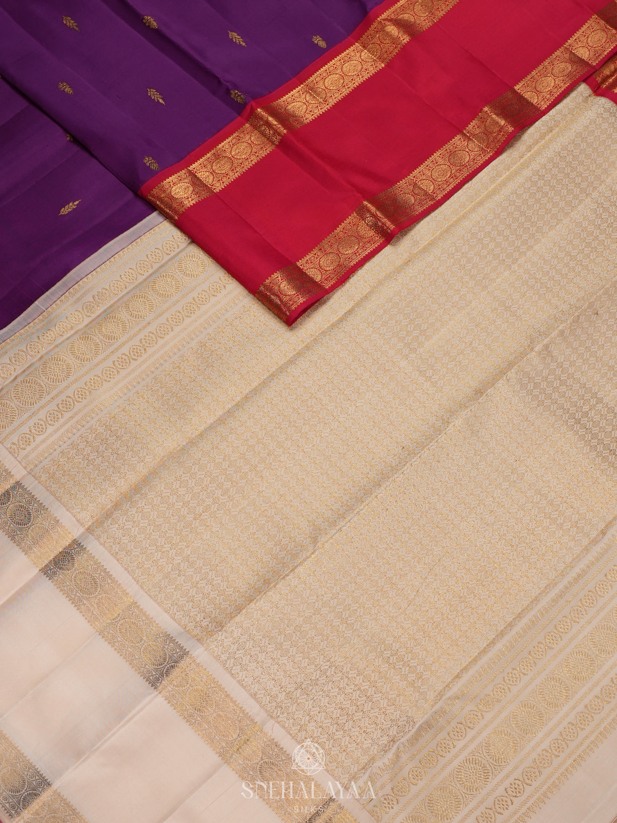 Magenta Kanjivaram Silk Saree