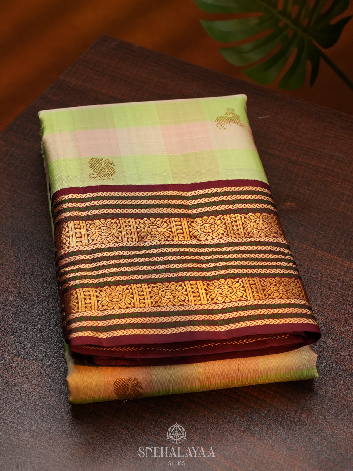 Multicolour Kanjivaram Silk Saree
