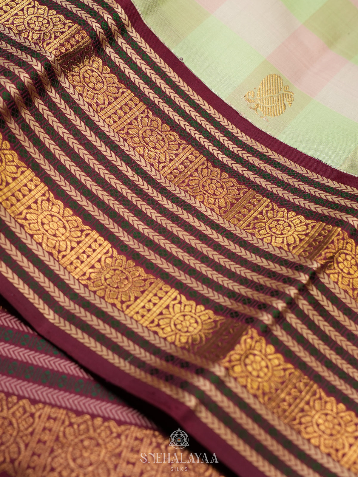 Multicolour Kanjivaram Silk Saree