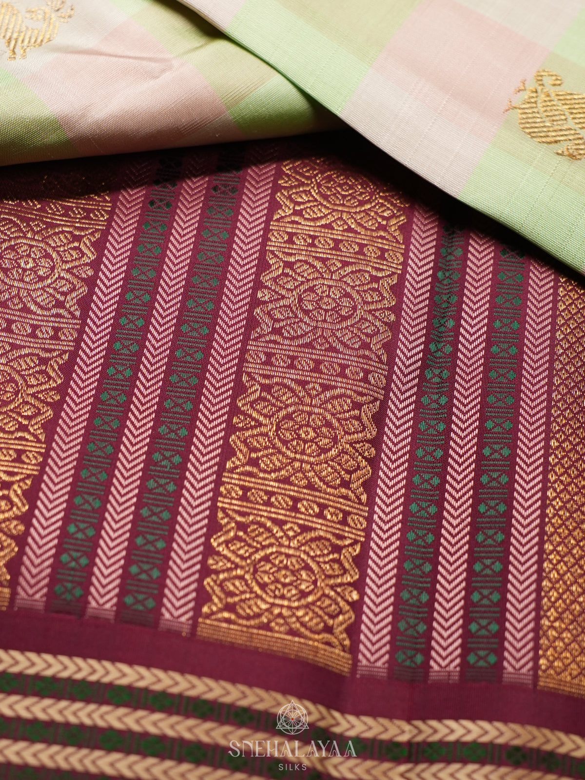 Multicolour Kanjivaram Silk Saree
