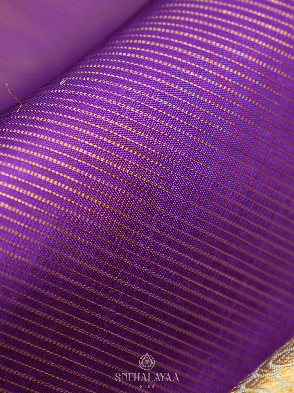 Purple Kanjivaram Silk Saree