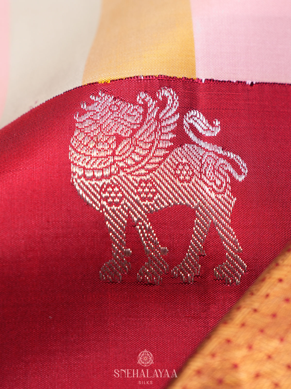 Multicolour Kanjivaram Silk Saree