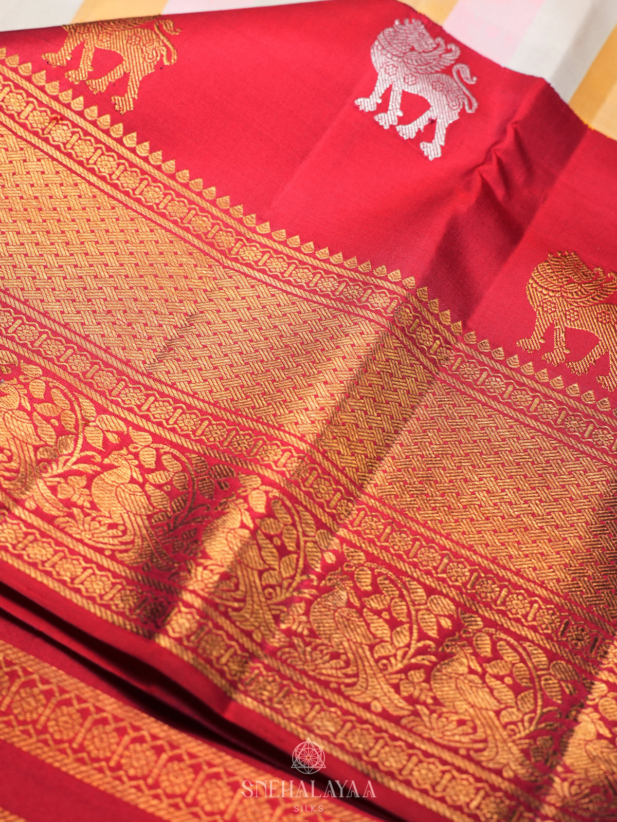 Multicolour Kanjivaram Silk Saree