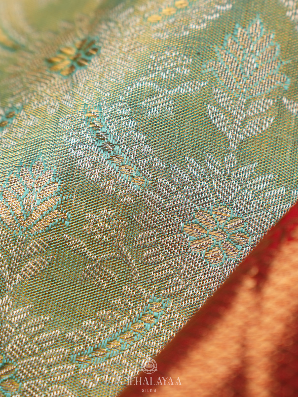 Pale Green Kanjivaram Silk Saree