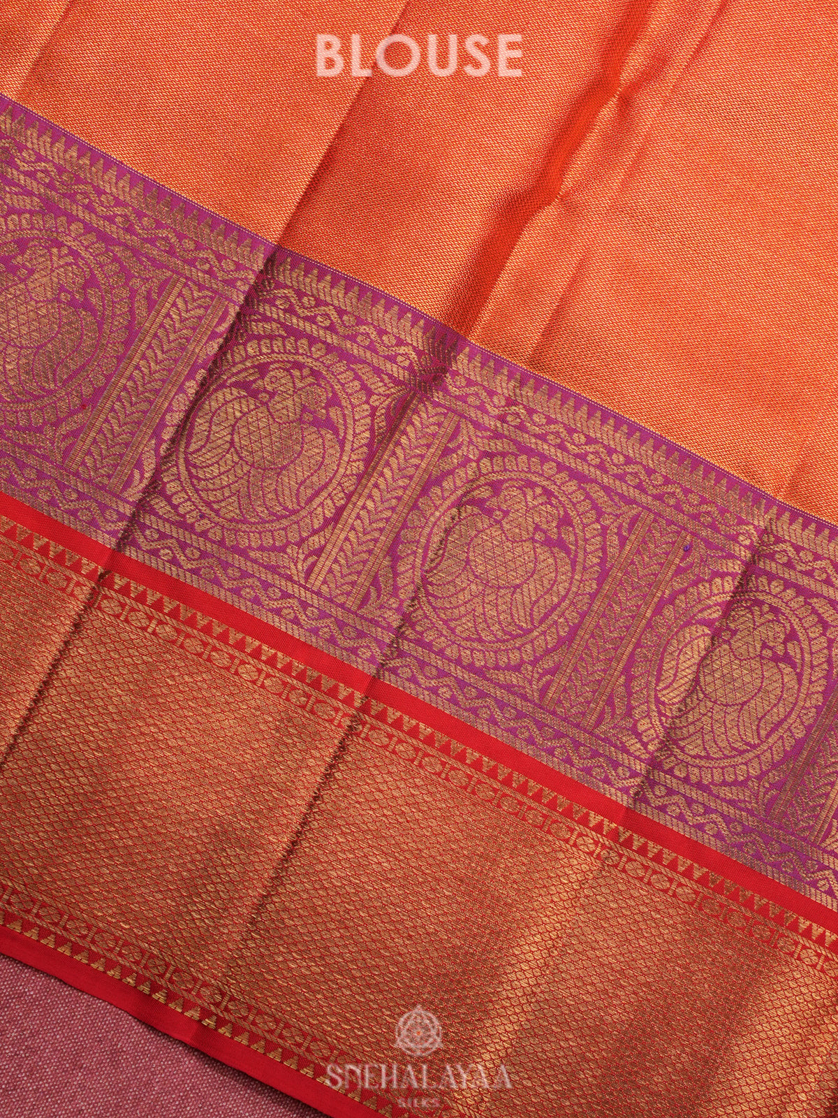 Golden Yellow Kanjivaram Silk Saree