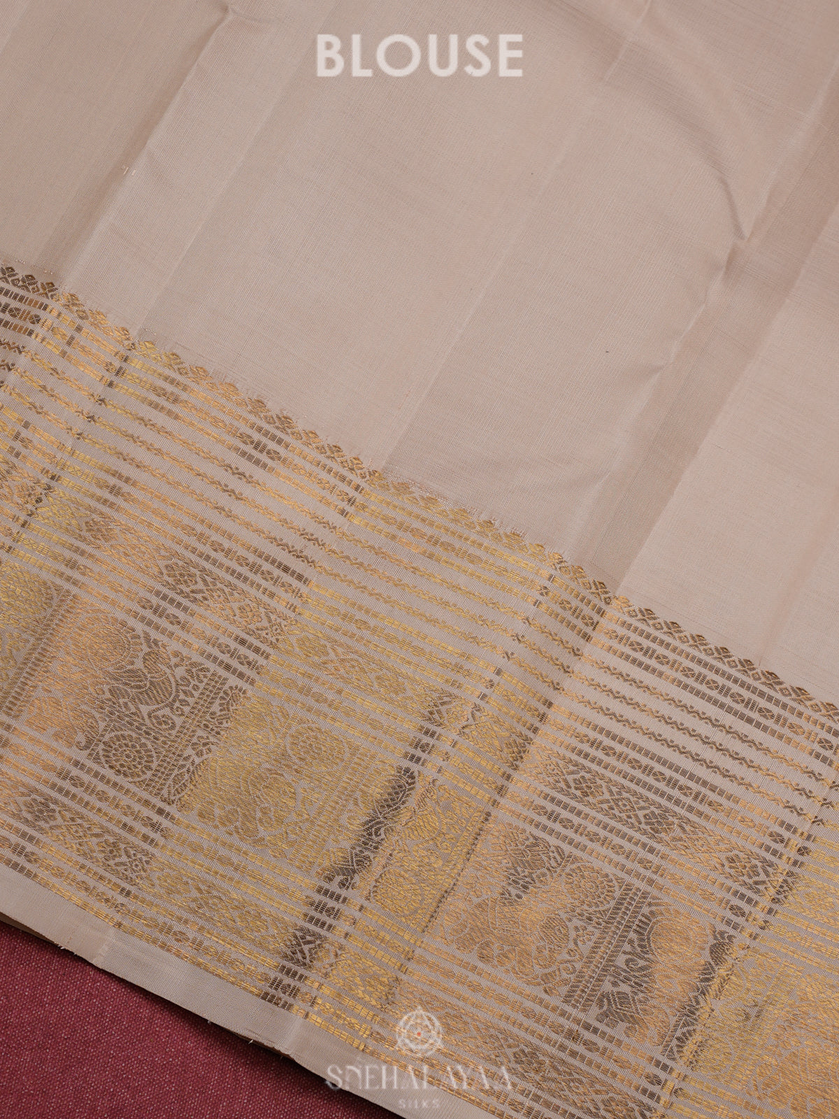 Maroon Kanjivaram Silk Saree