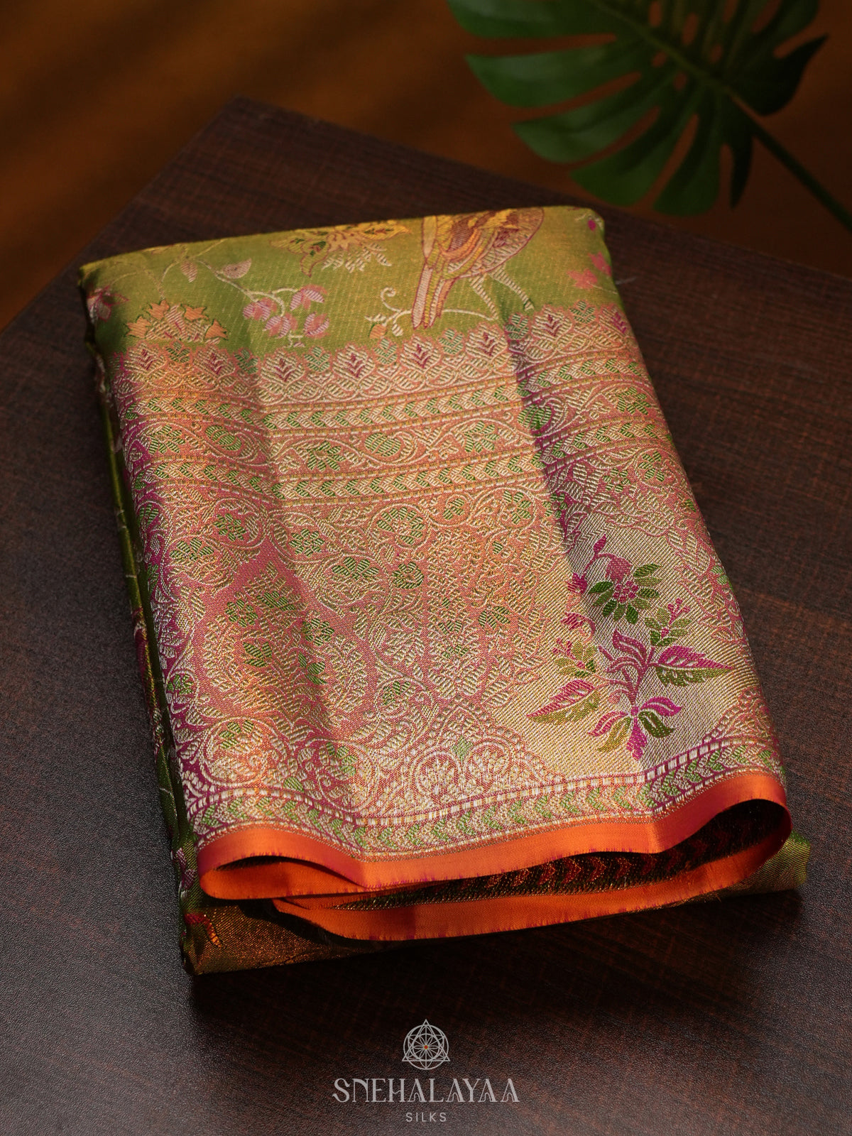 Green Kanjivaram Silk Saree