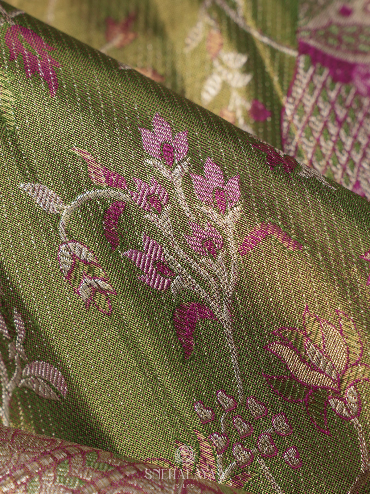 Green Kanjivaram Silk Saree