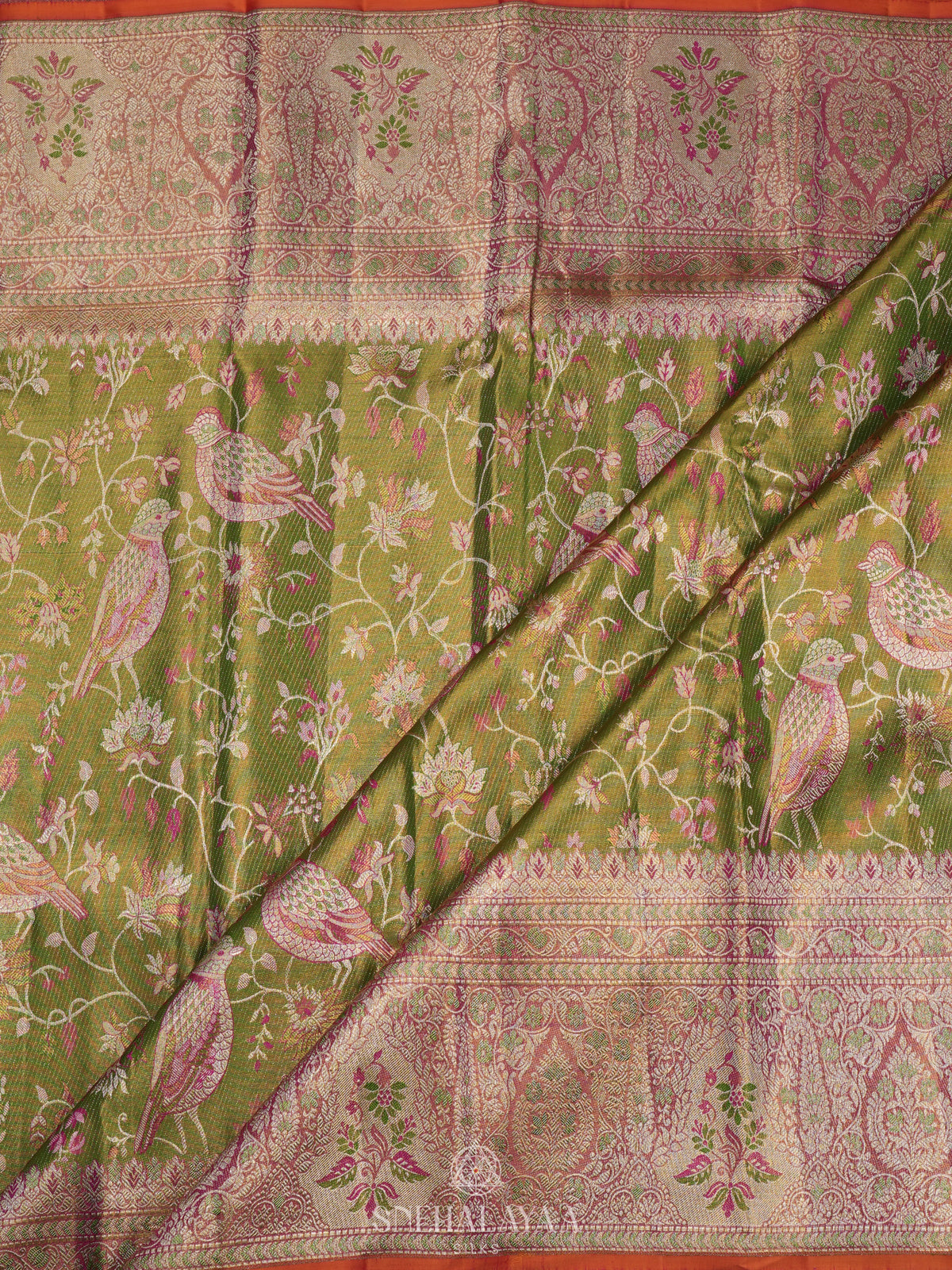 Green Kanjivaram Silk Saree