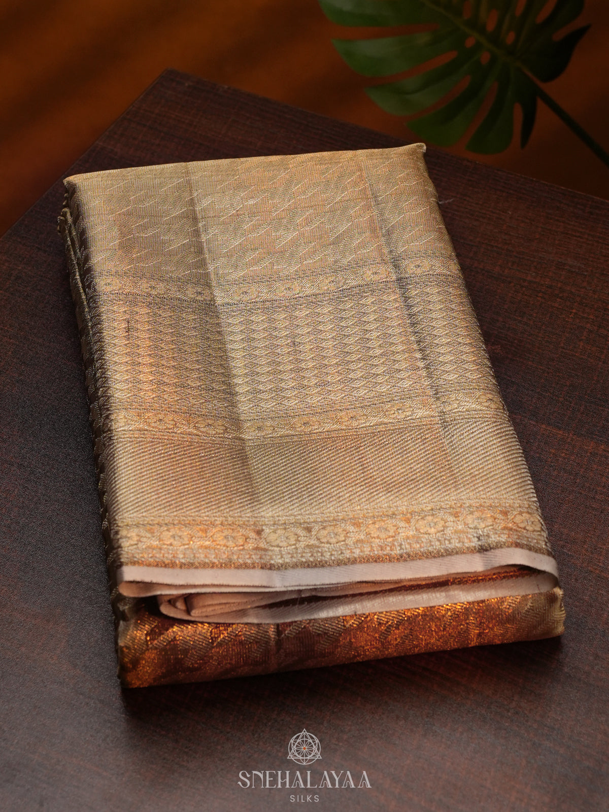 Grey Kanjivaram Silk Saree