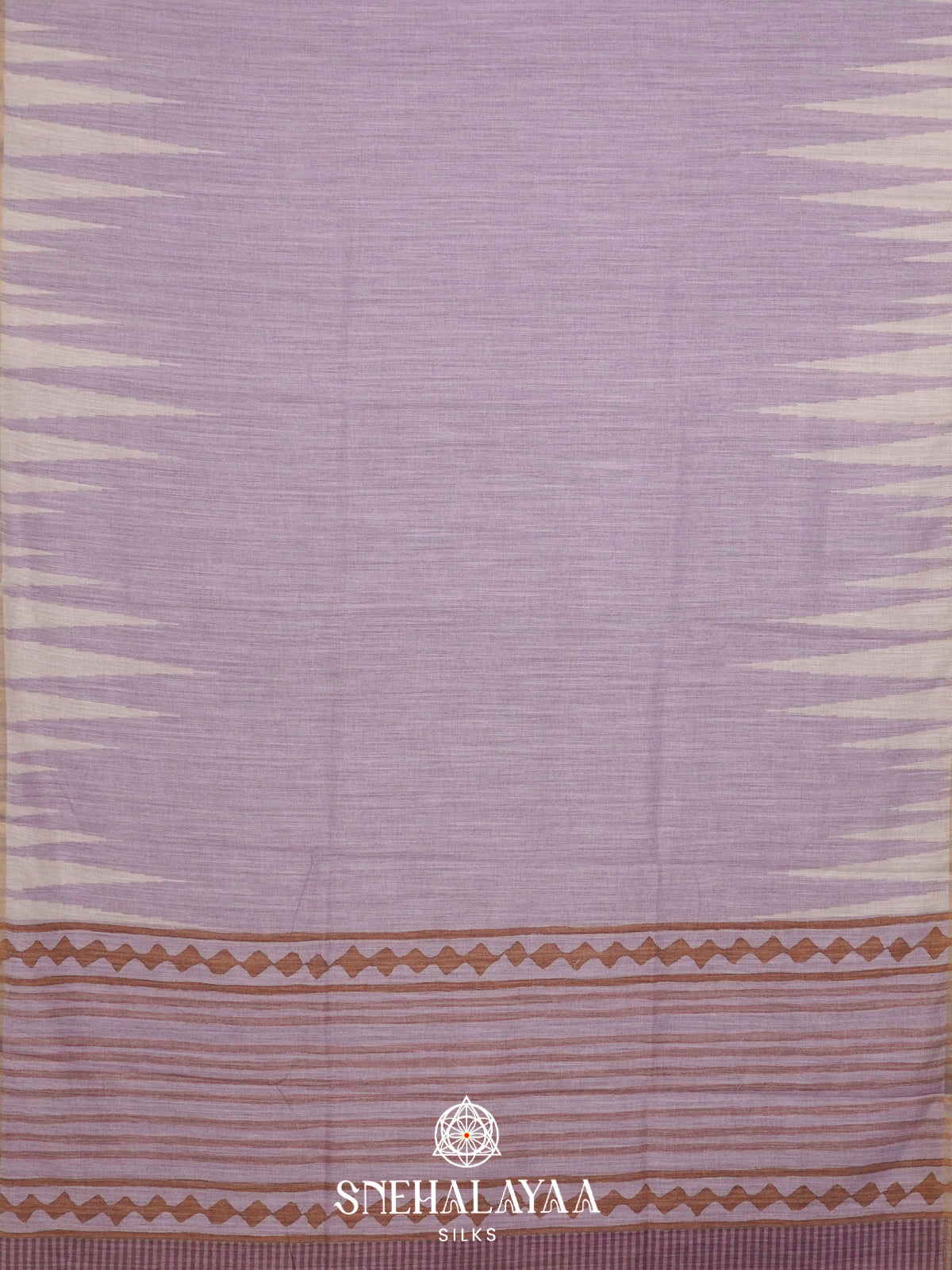 Pastel Purple  Linen Saree