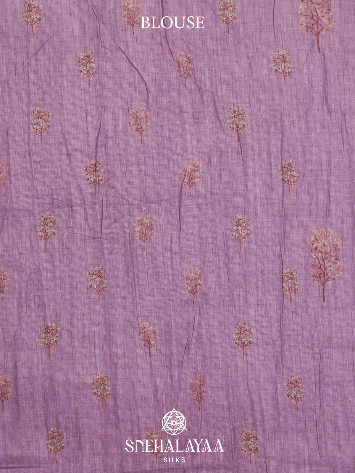 Lavender  Linen Saree