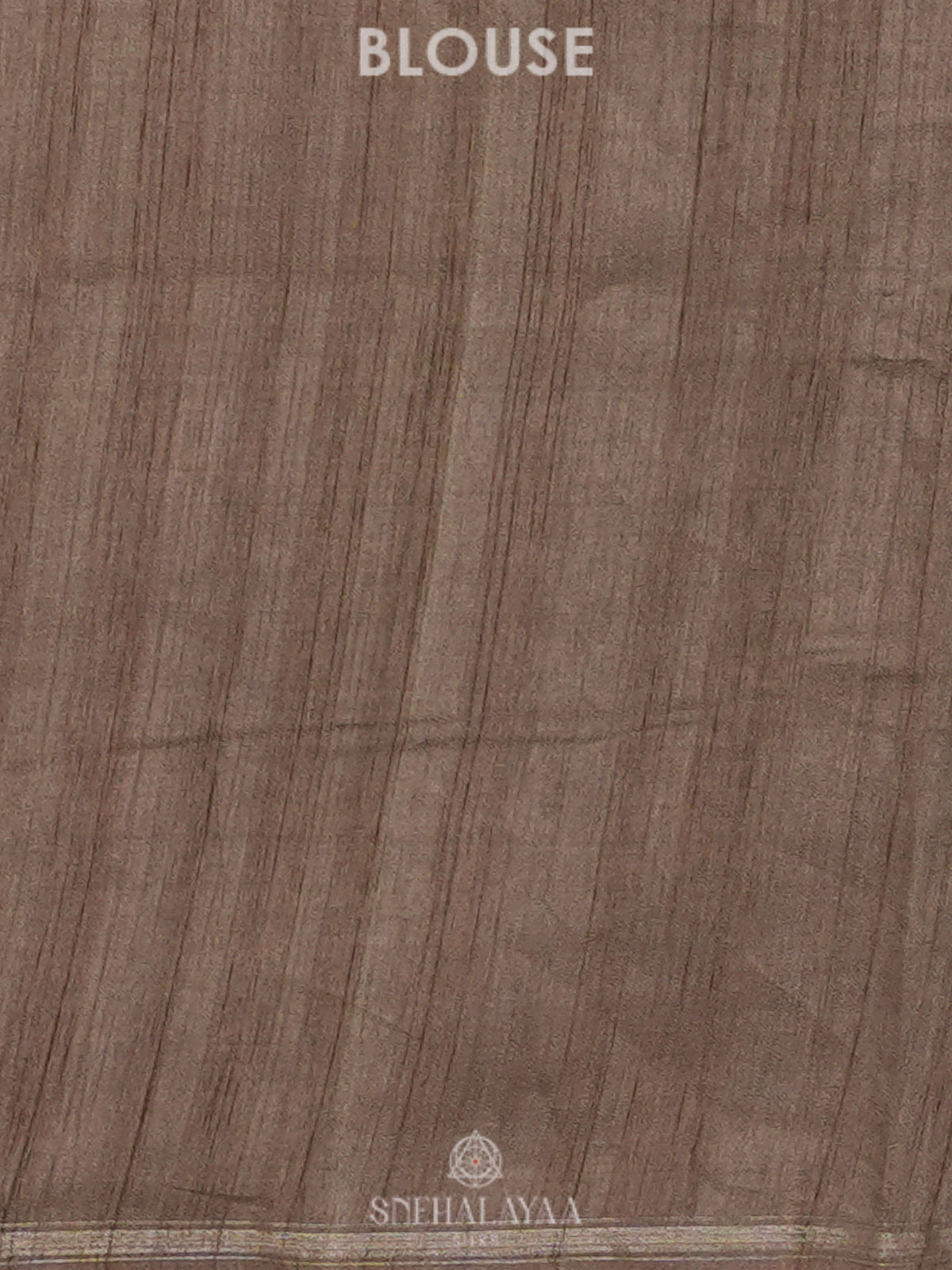 Plum Tussar Embroidery Saree