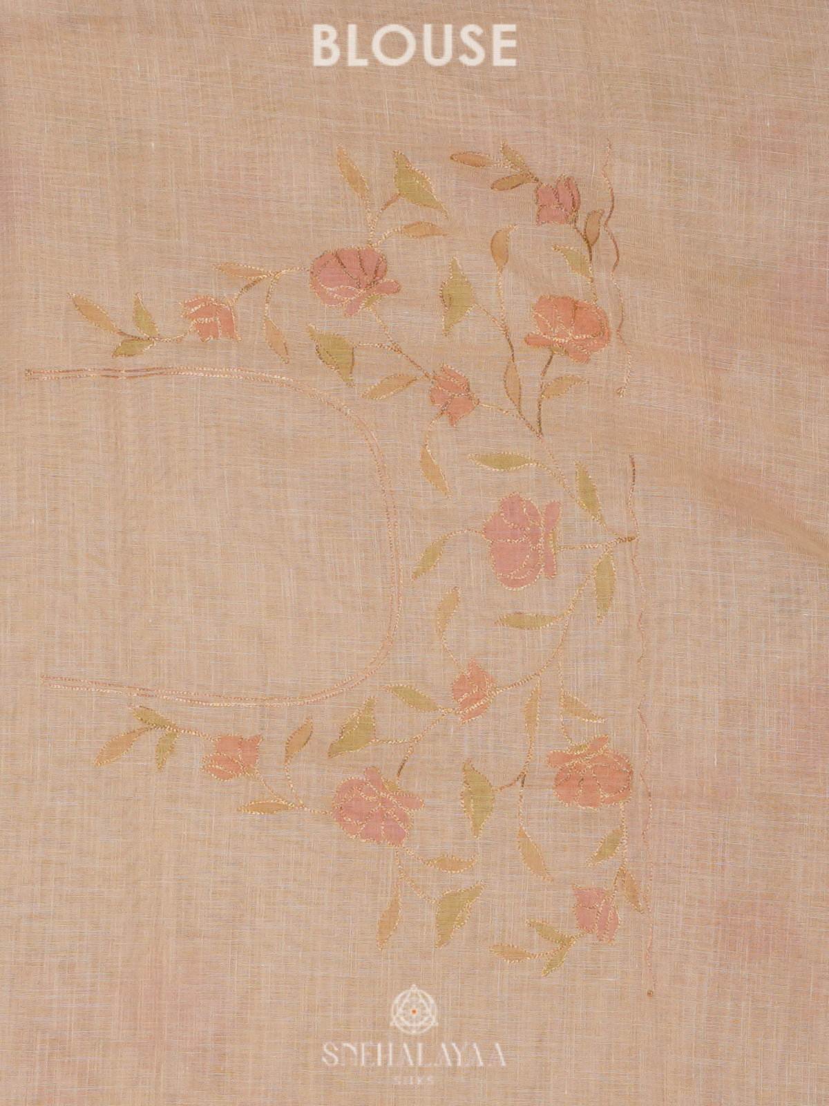 Off White Linen Saree