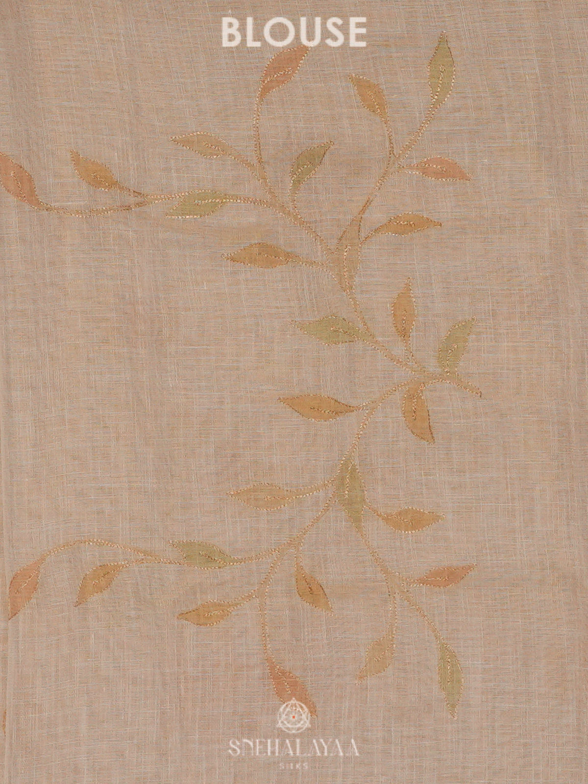Off White Linen Saree