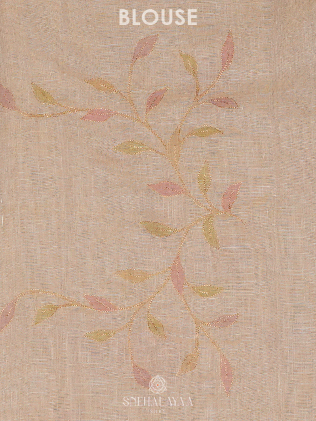 Off White Linen Saree