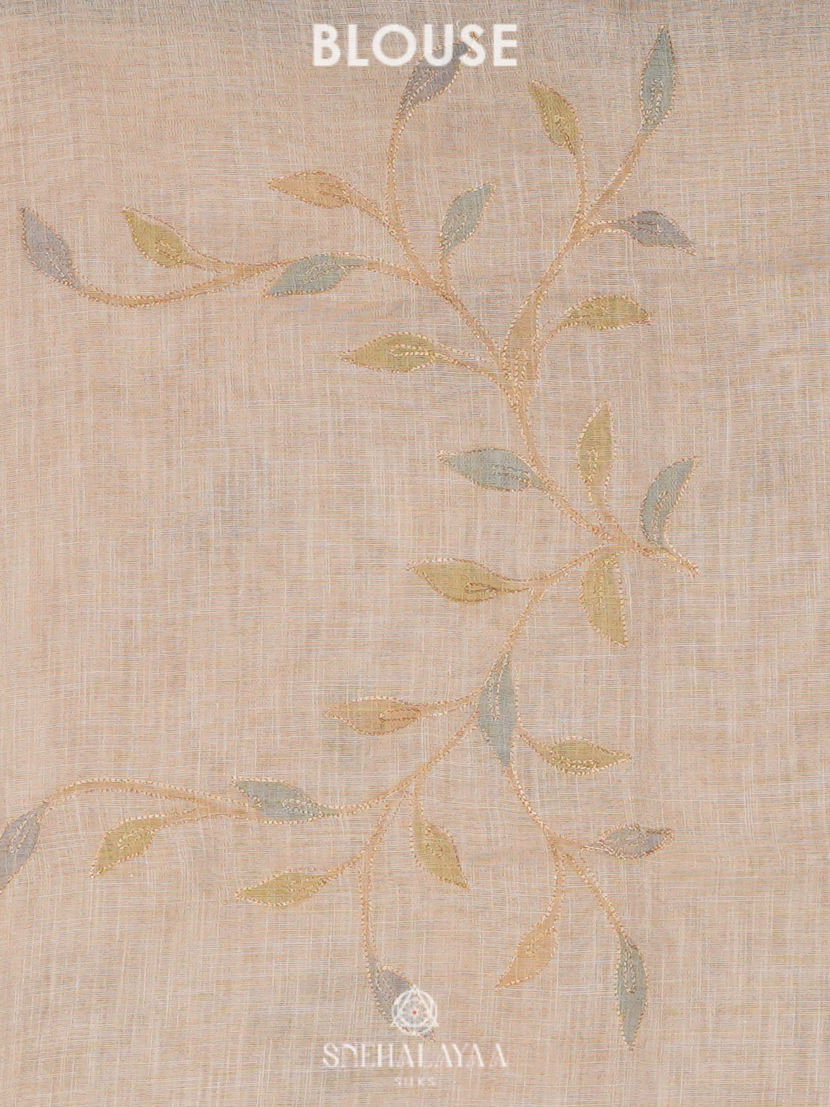 Off White Linen Saree