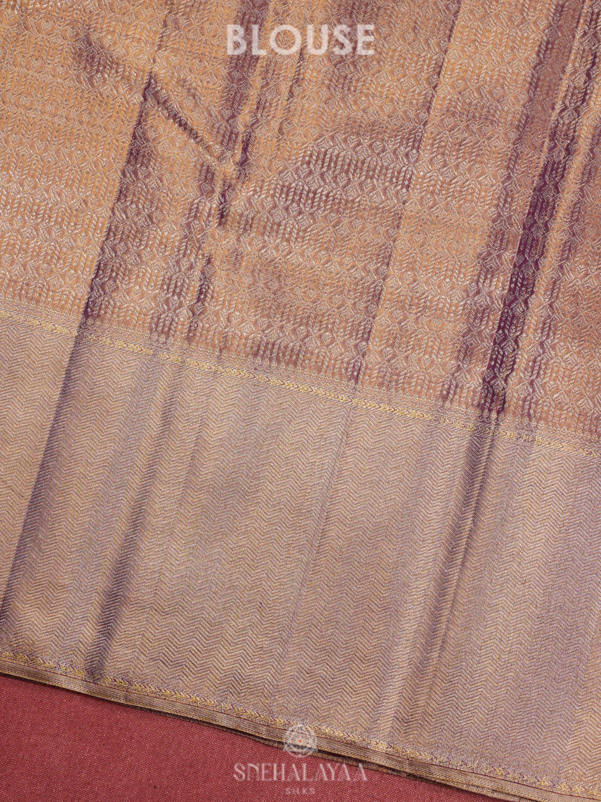 Rose Pink Kanjivaram Silk Saree
