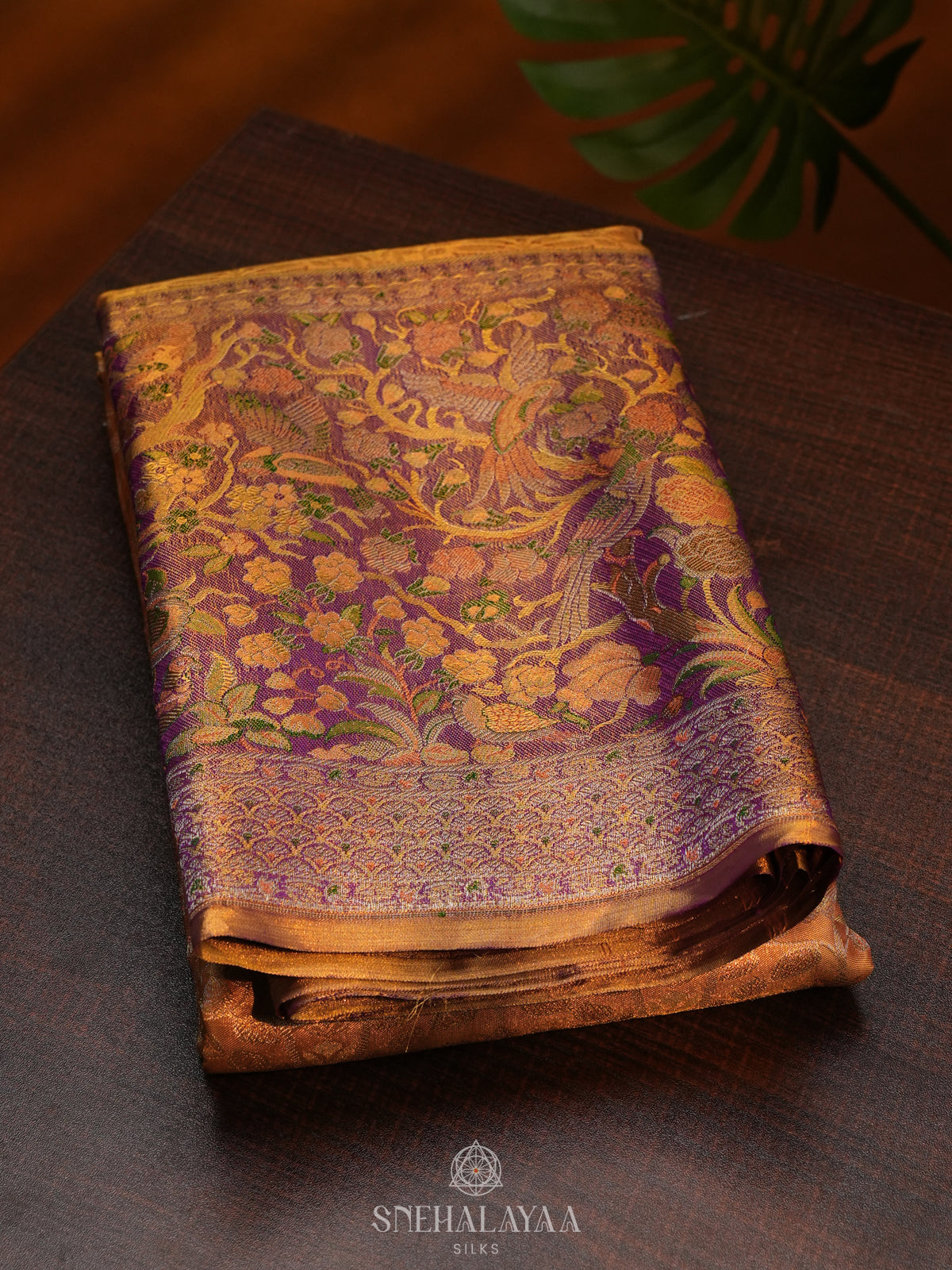 Yellow Kanjivaram Silk Saree