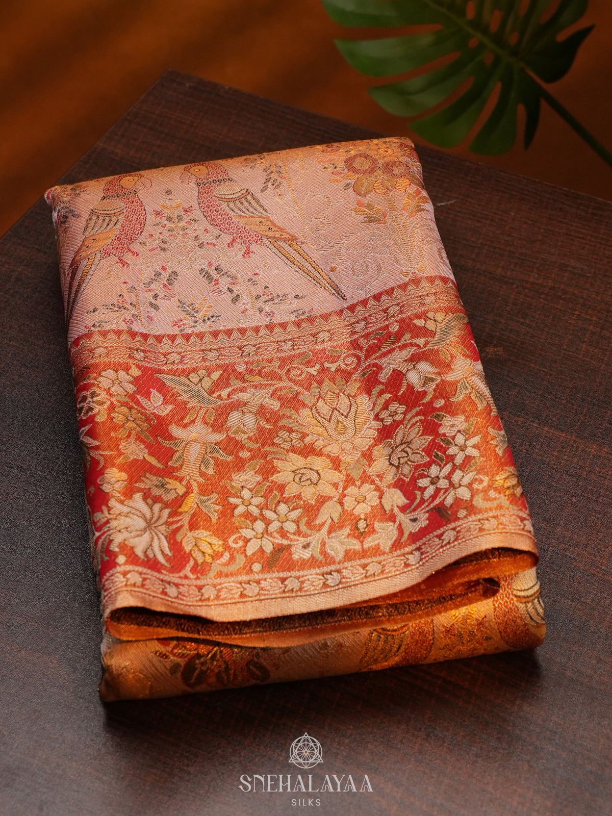 Pink Kanjivaram Silk Saree