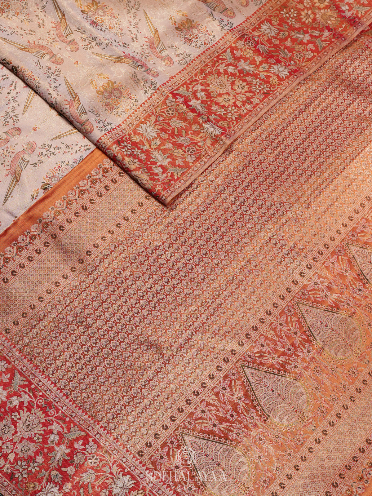 Pink Kanjivaram Silk Saree