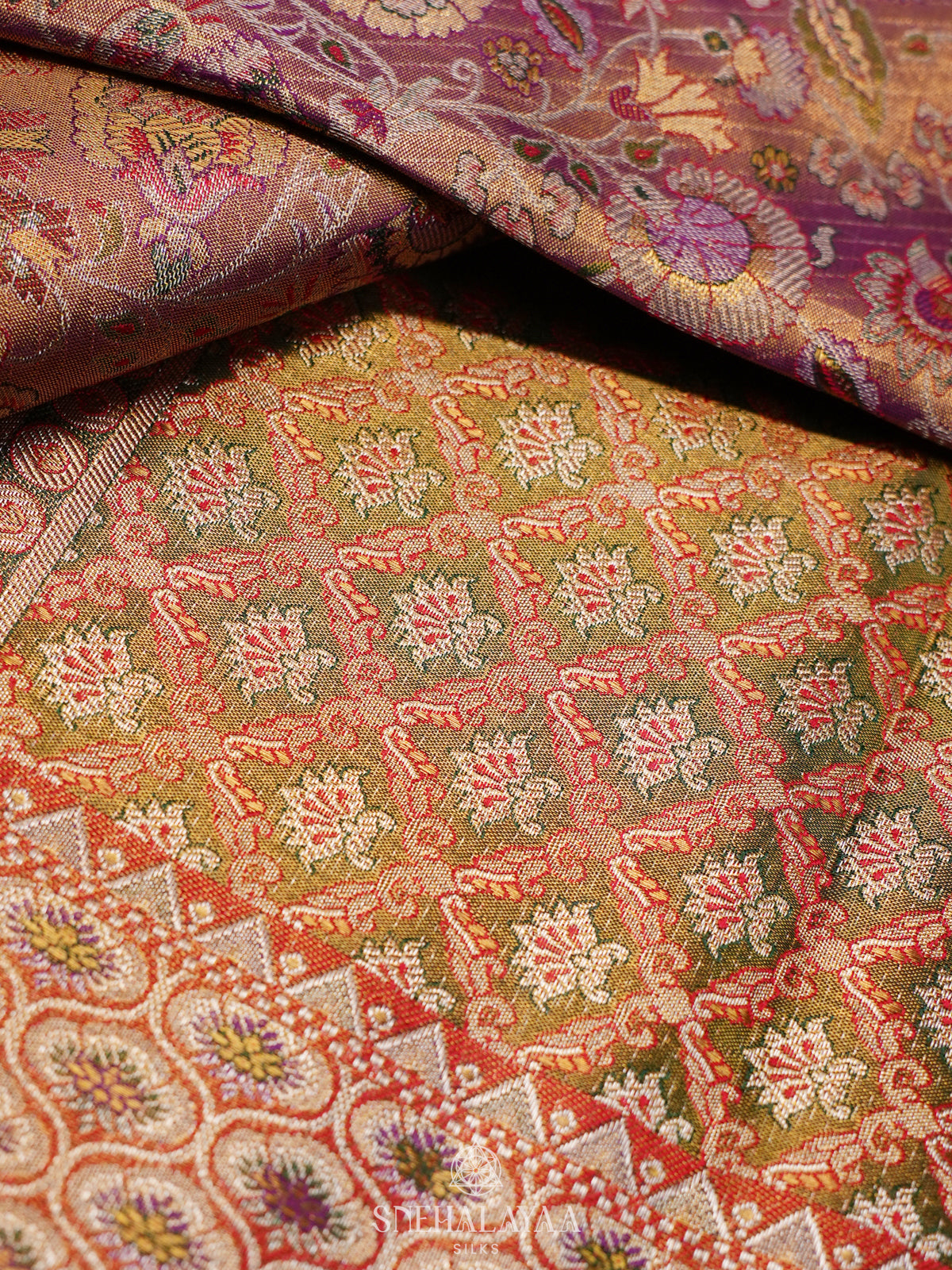 Rose Pink Kanjivaram Silk Saree