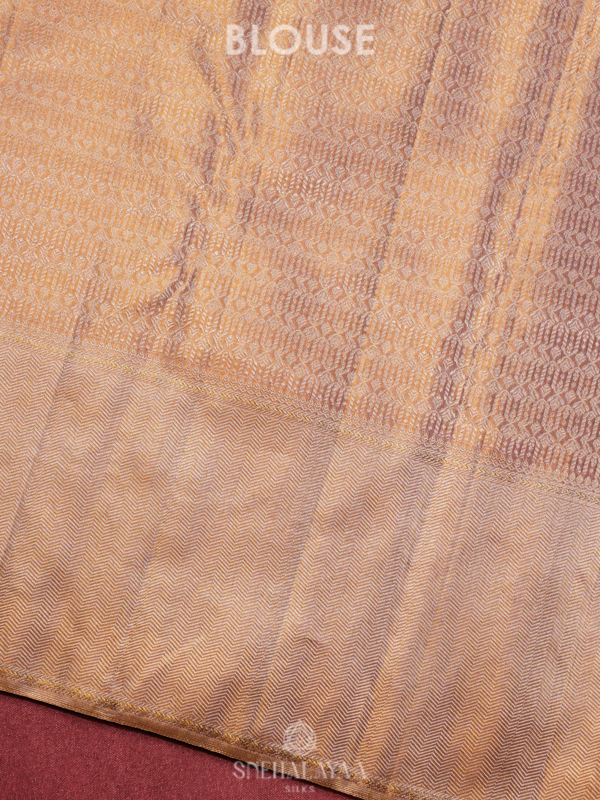 Orange Kanjivaram Silk Saree
