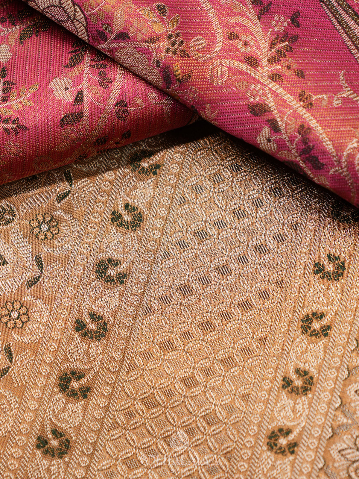 Pink Kanjivaram Silk Saree