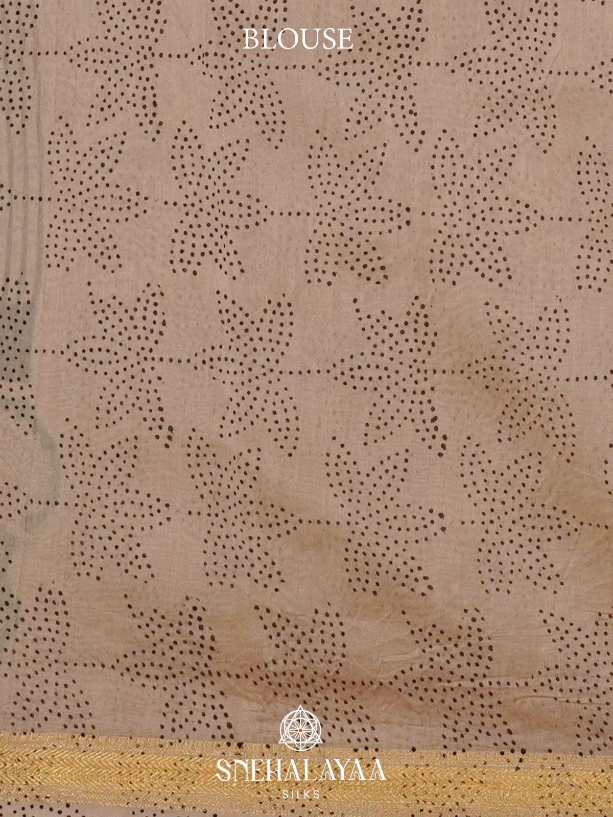 Beige Chanderi Saree