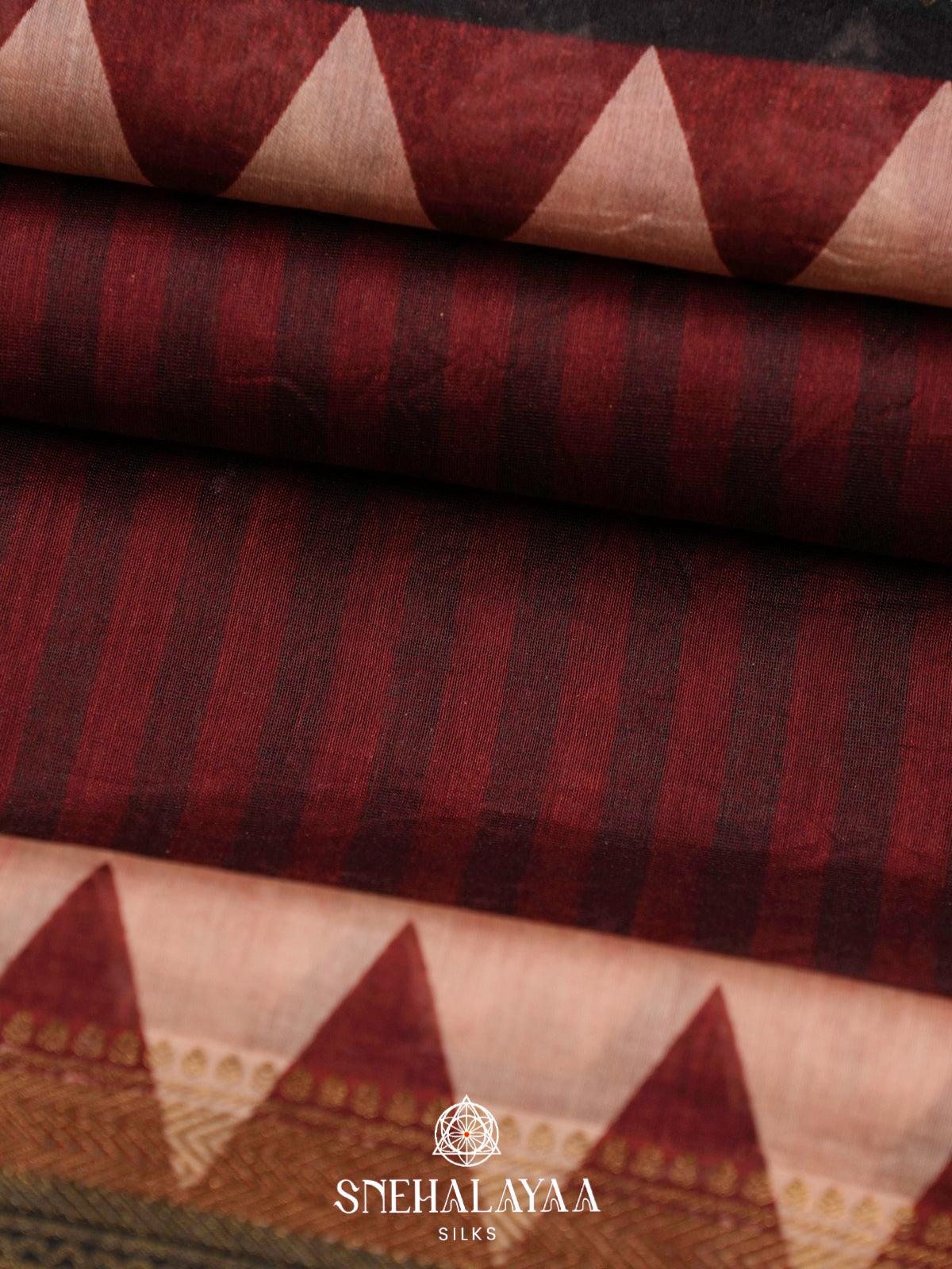 Navy blue Chanderi Saree