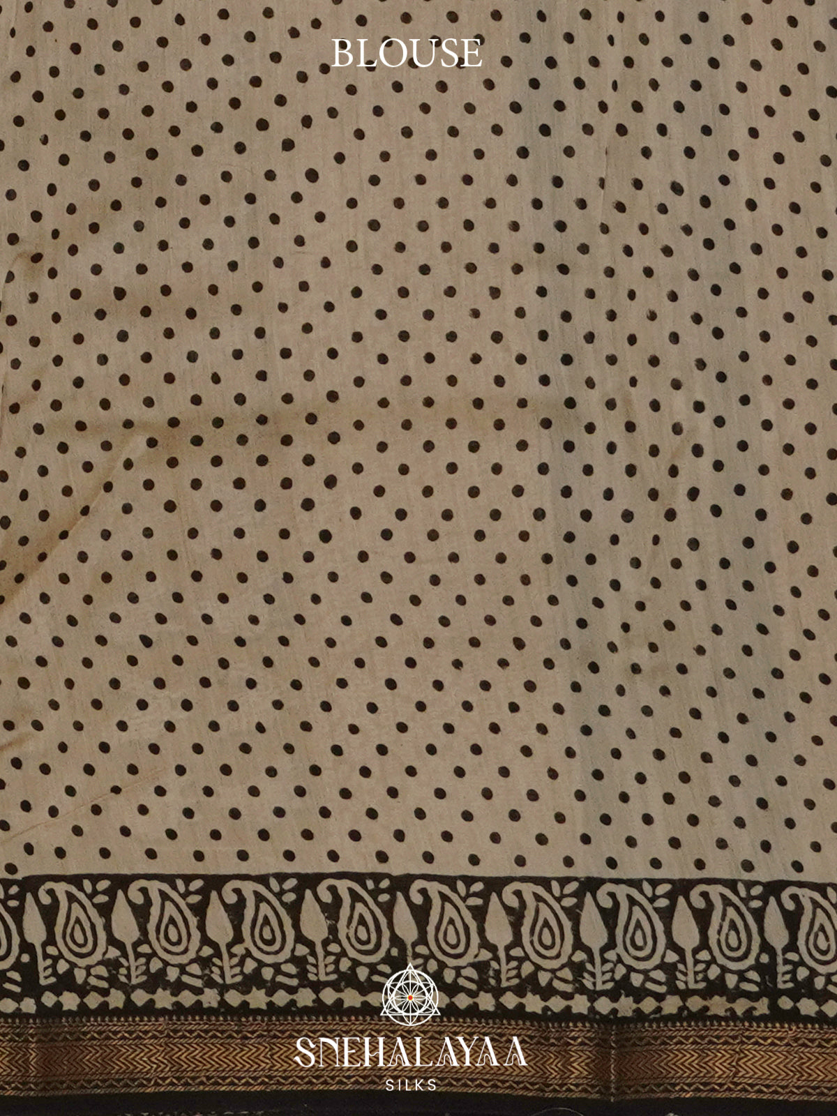 Black Chanderi Saree