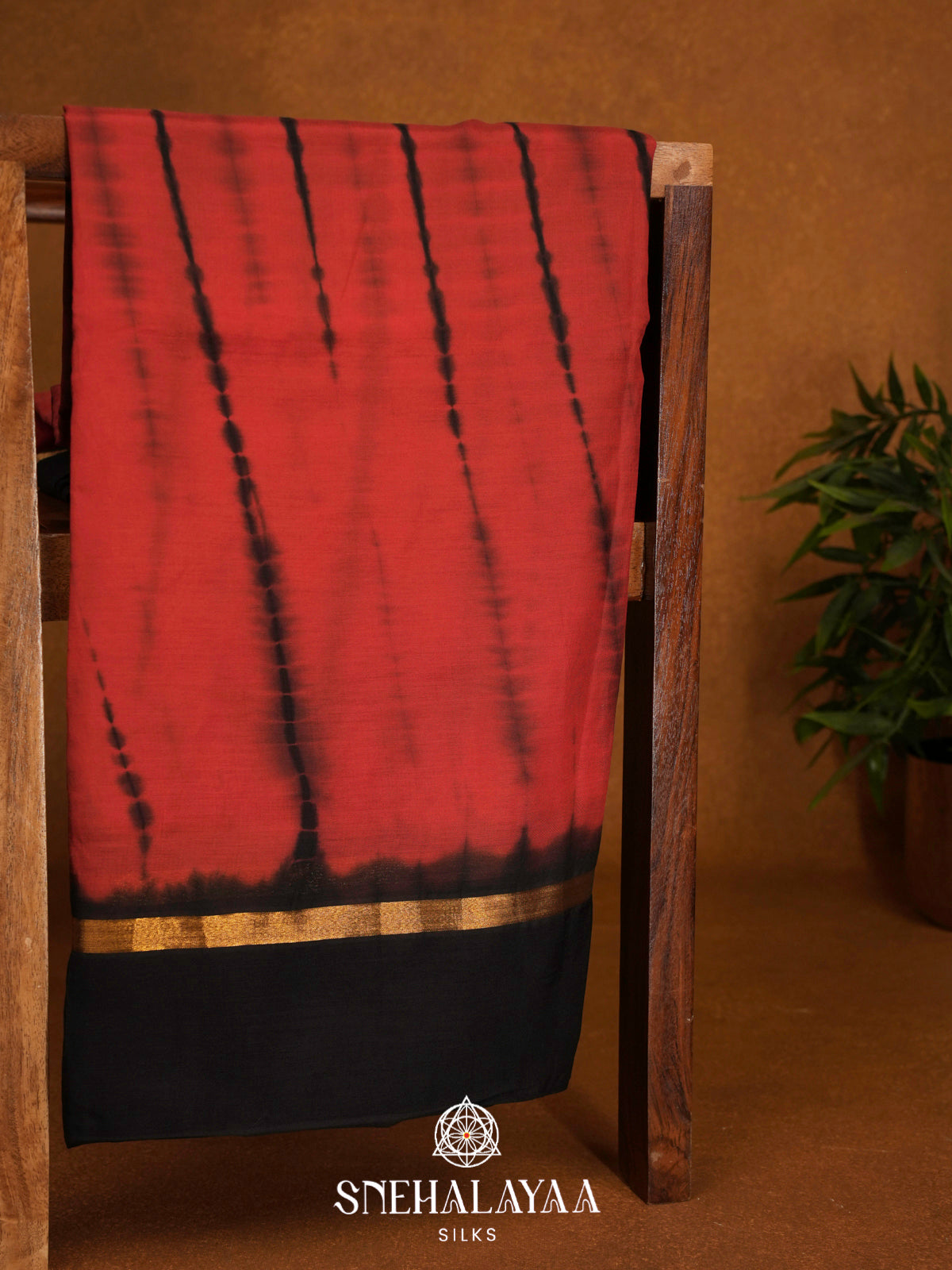 Red Modal Silk Saree