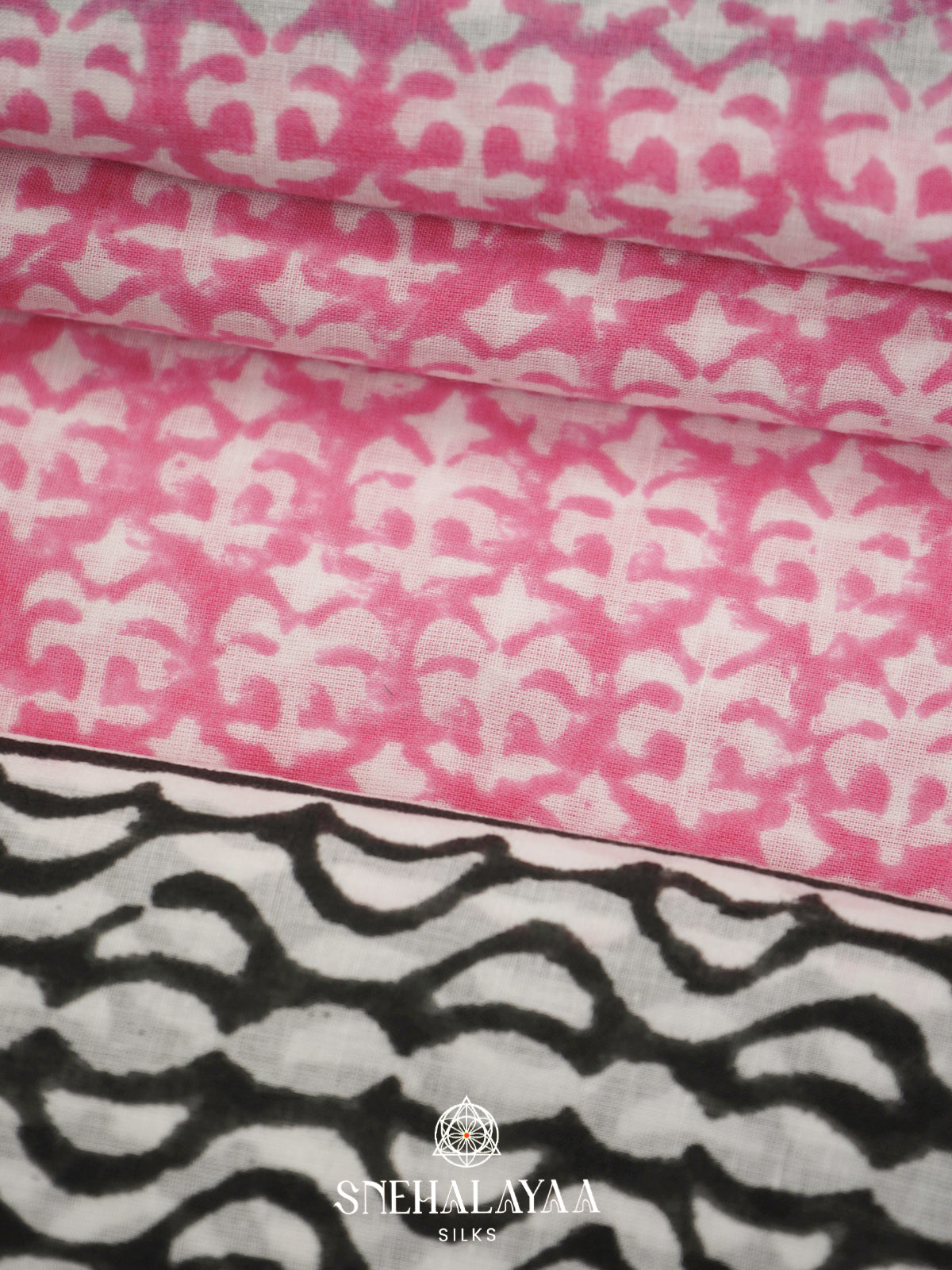 Pink Jaipur Cotton Saree
