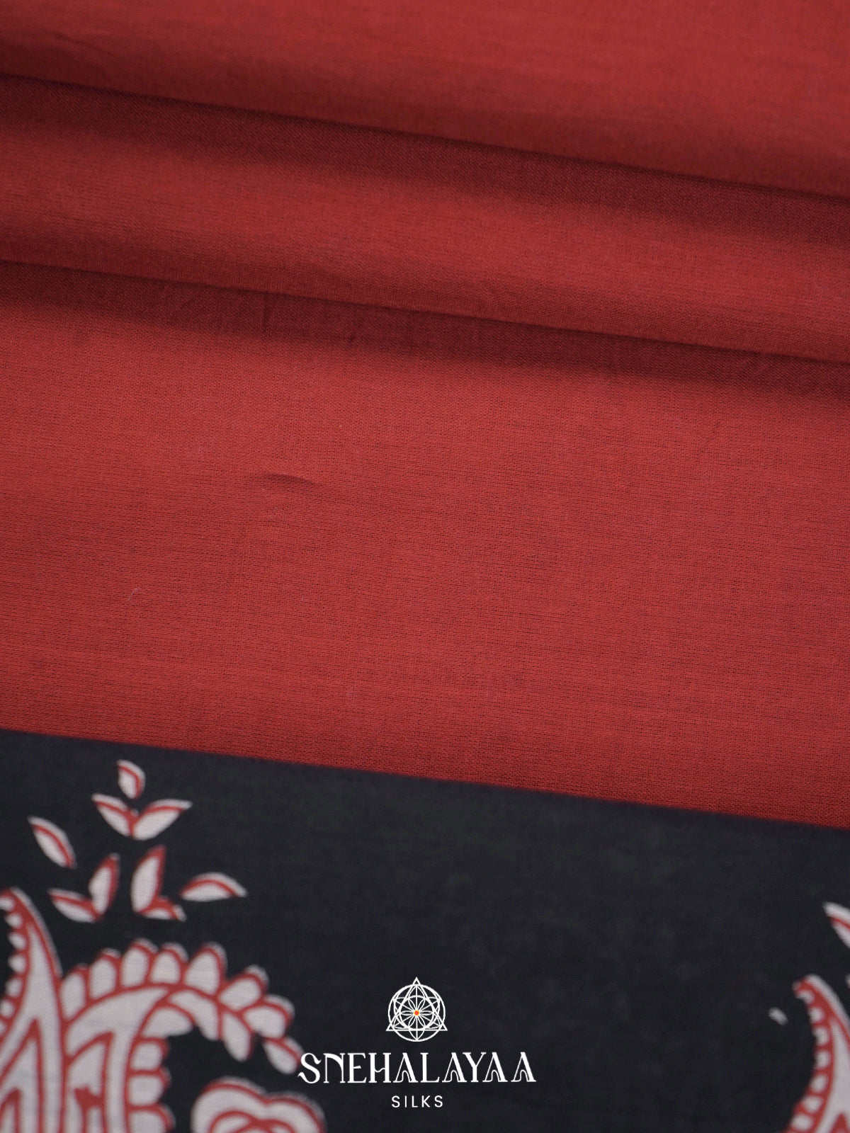 Maroon Jaipur Cotton Saree