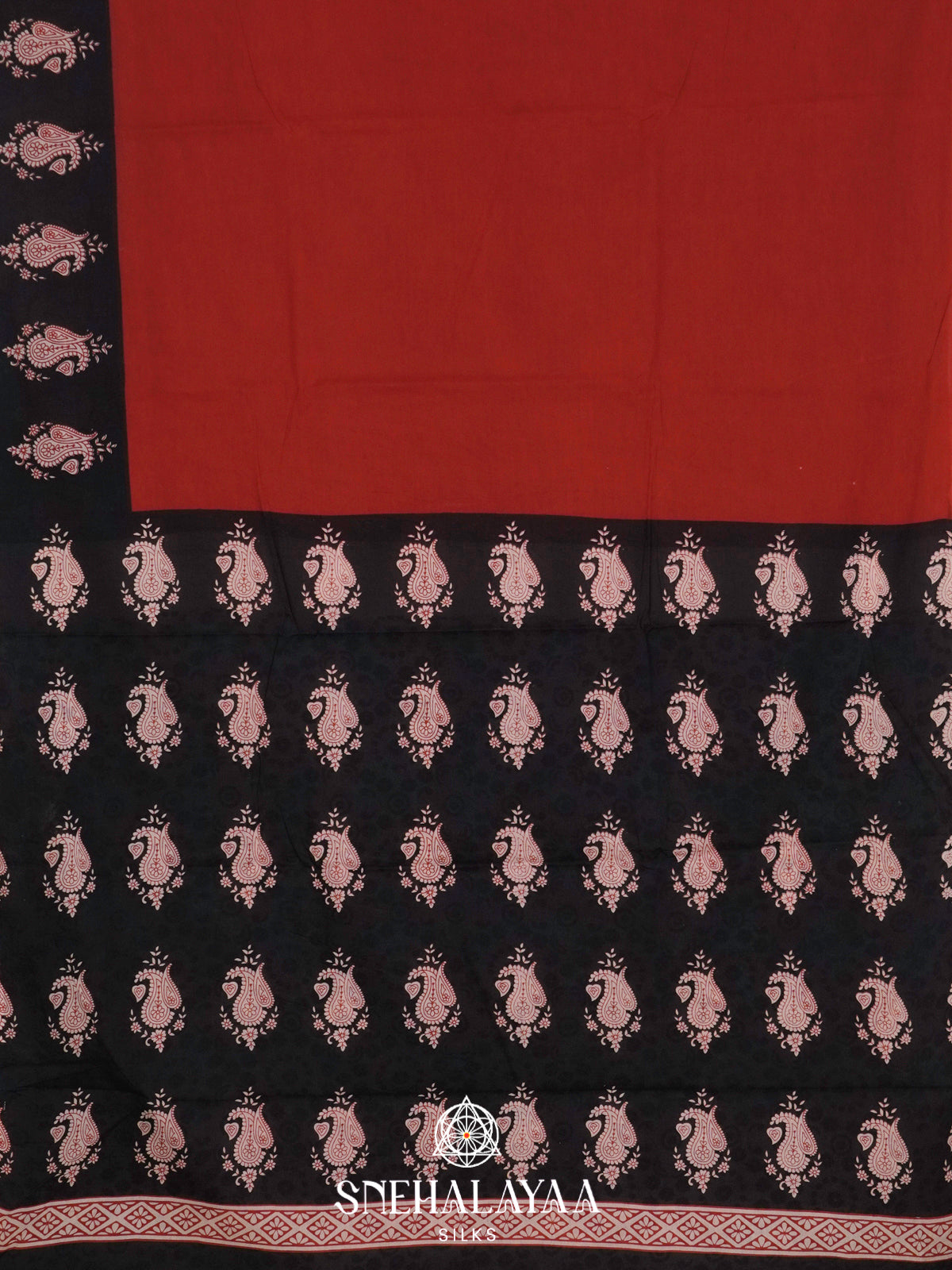 Maroon Jaipur Cotton Saree