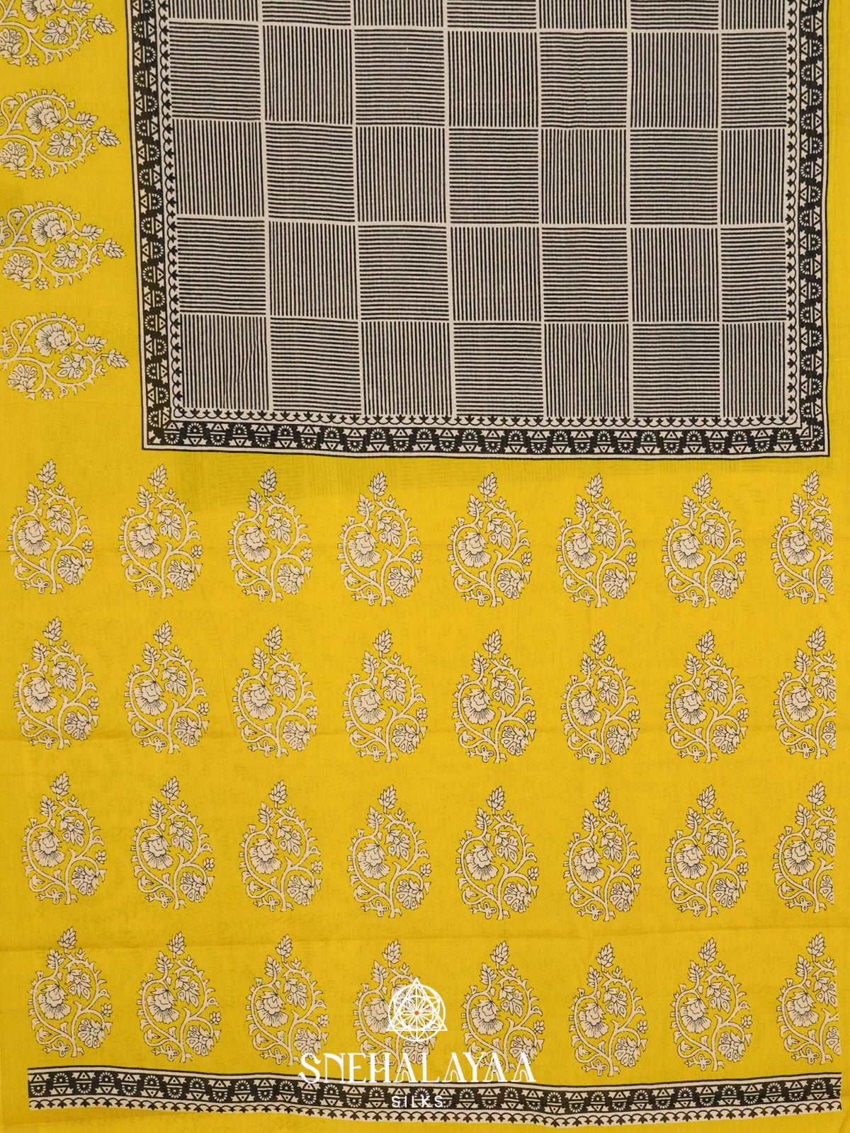 Off White Jaipur Cotton Saree