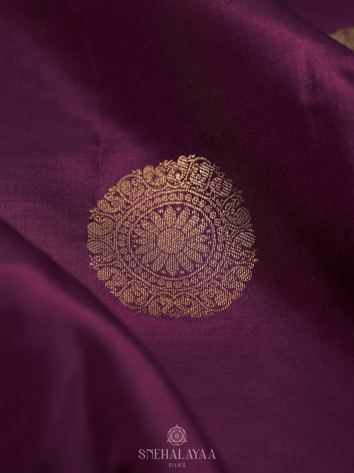 Purple Kanjivaram Silk Saree