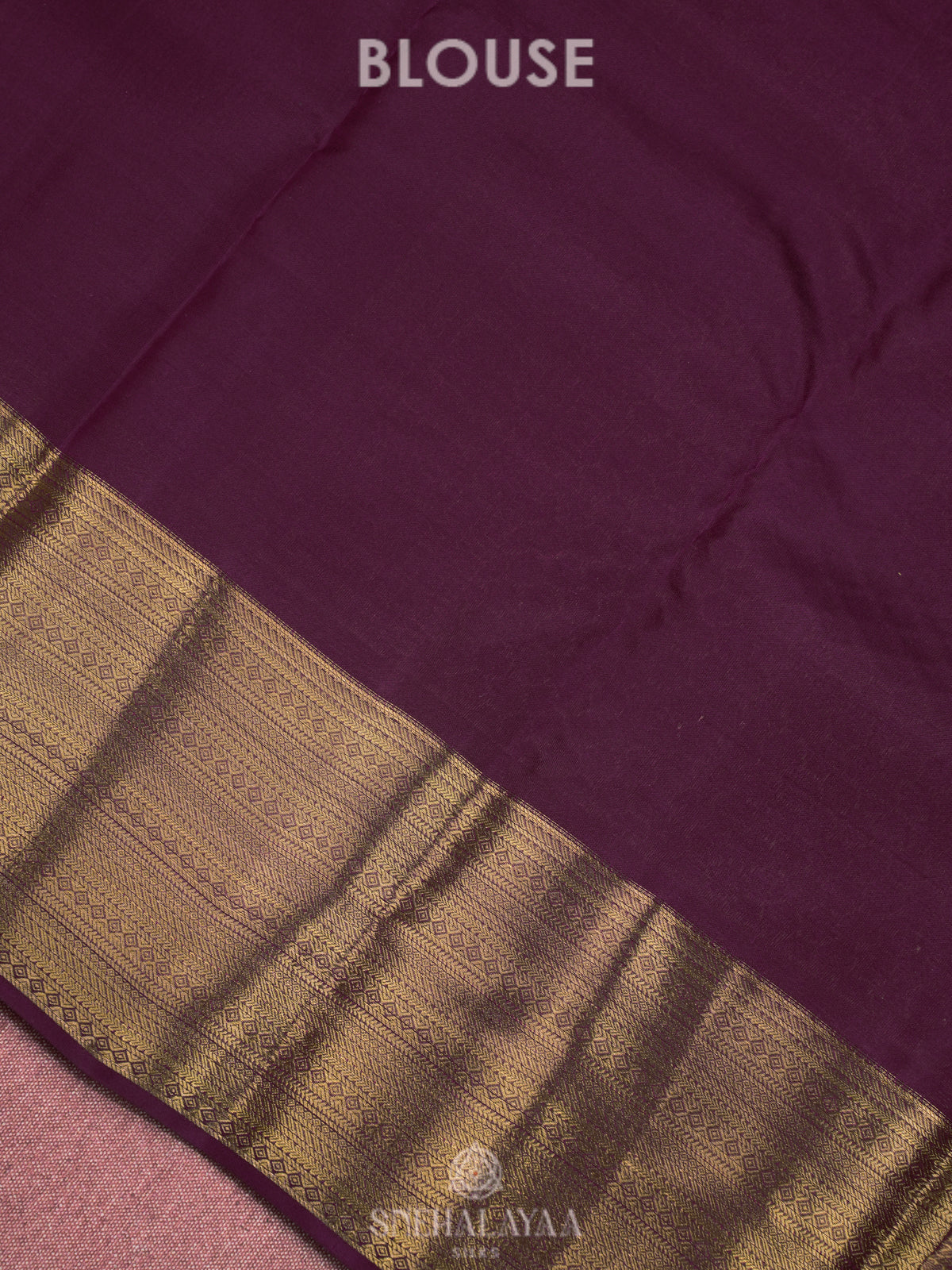 Purple Kanjivaram Silk Saree