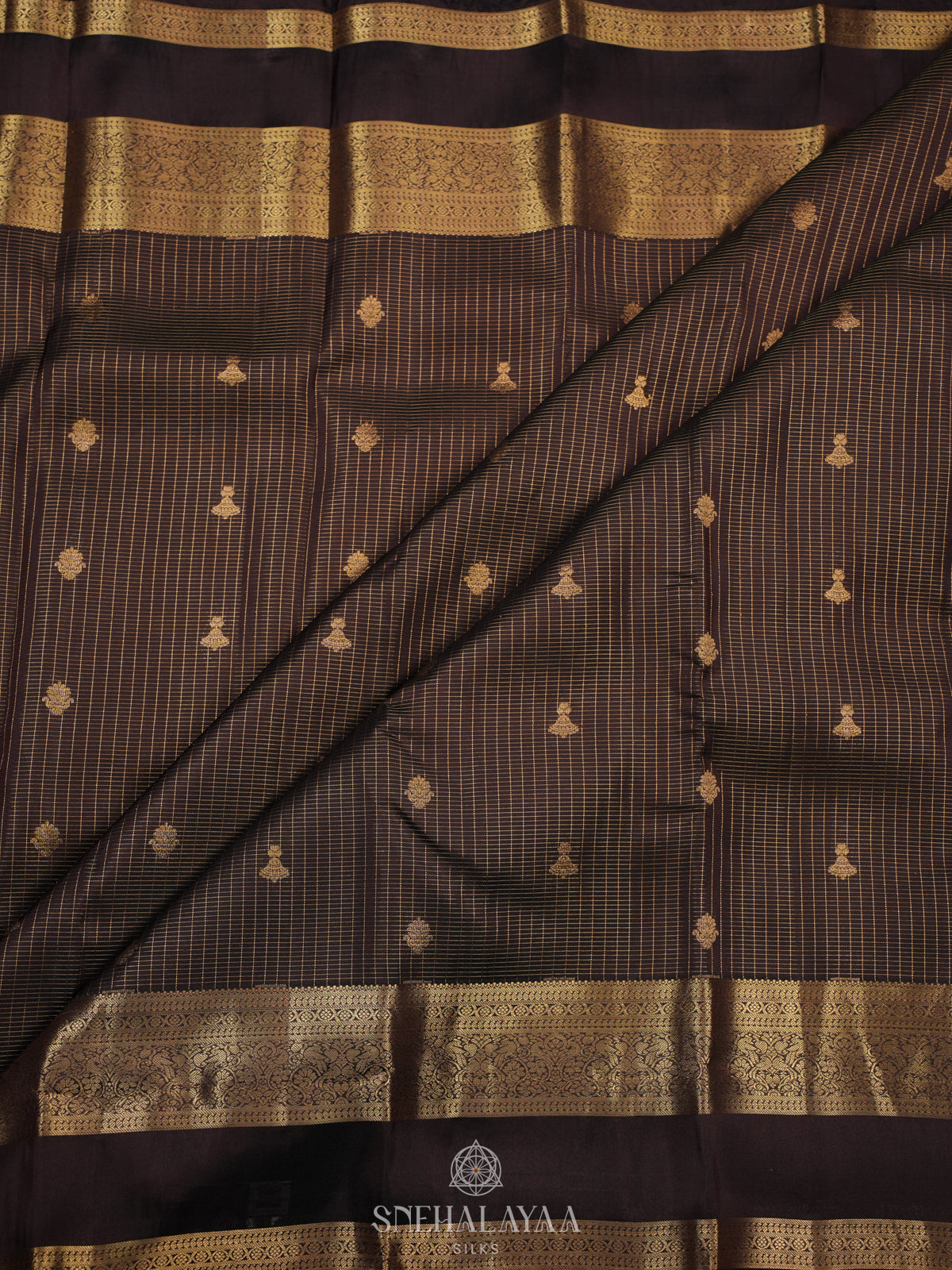 Coffee Brown Kanjivaram Silk Saree