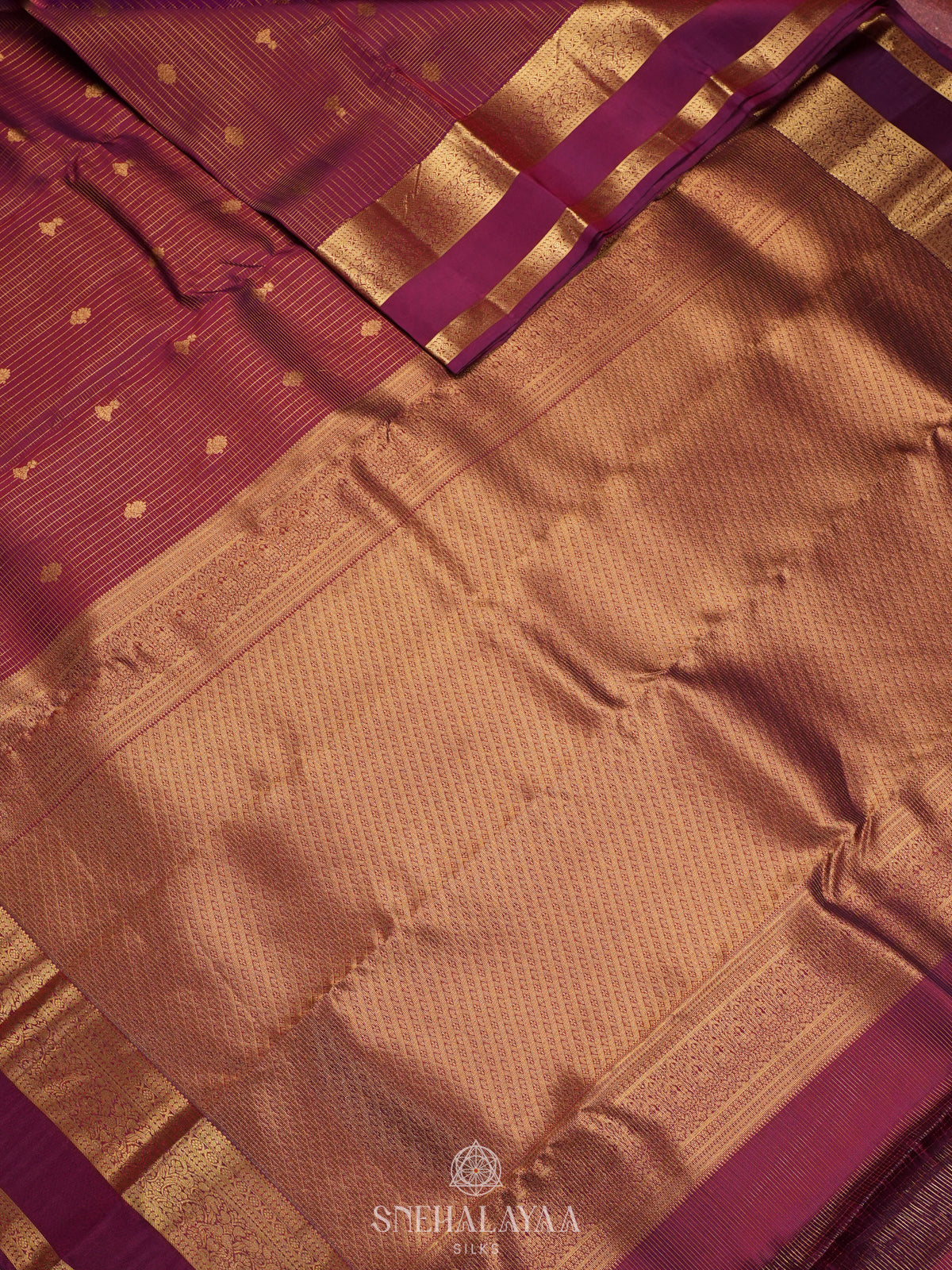 Magenta Kanjivaram Silk Saree