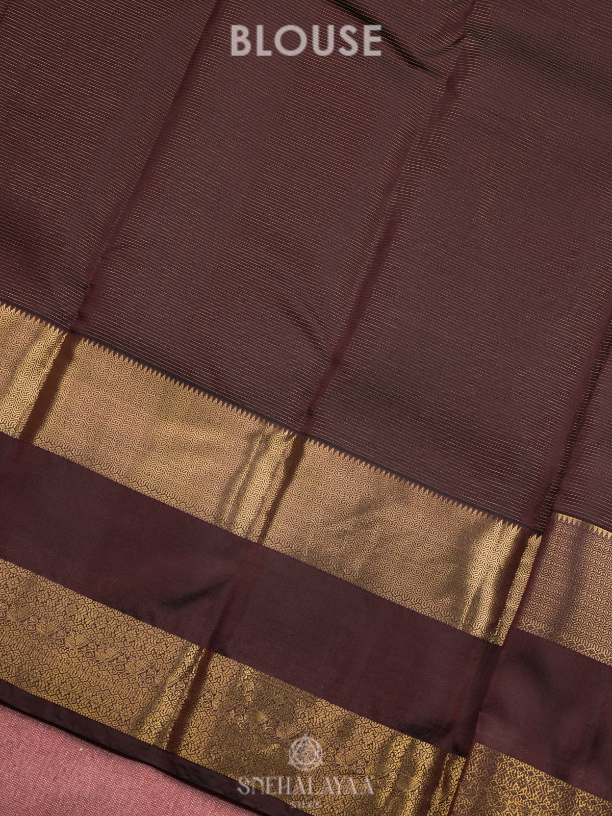 Coffee Brown Kanjivaram Silk Saree