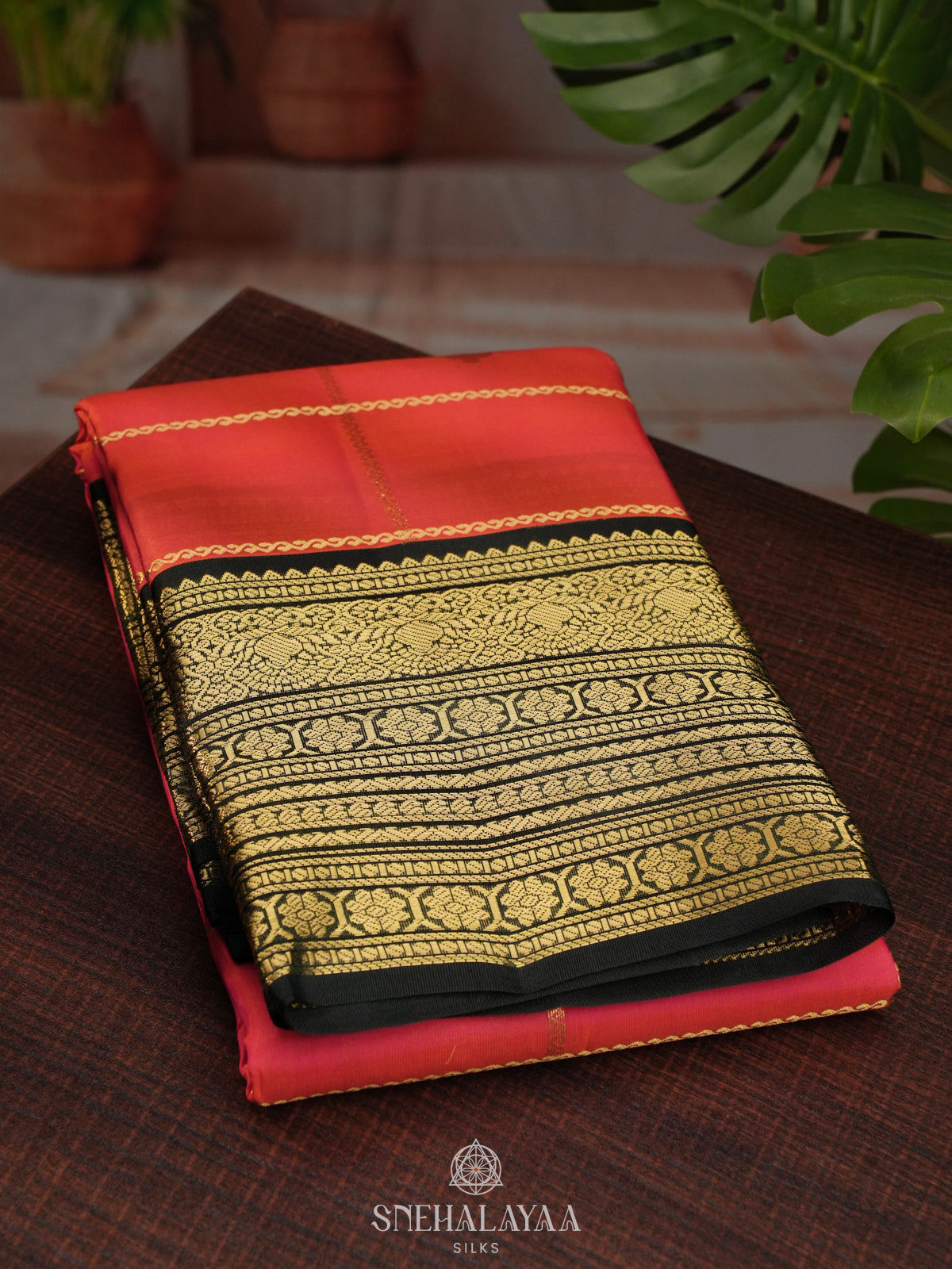 Pink Kanjivaram Silk Saree